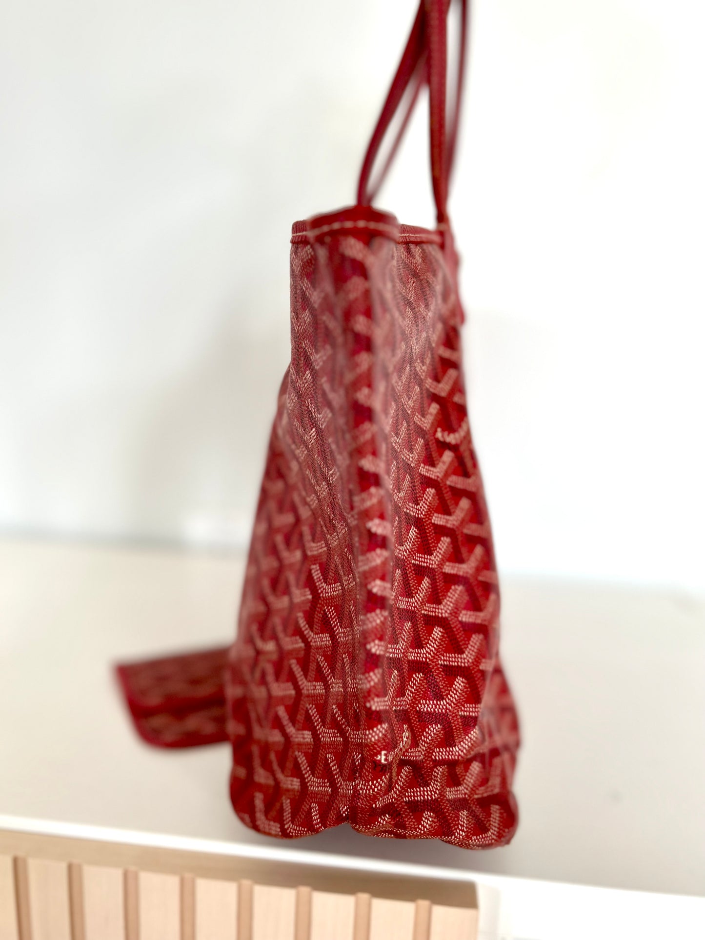 Red Goyard Saint Louis PM