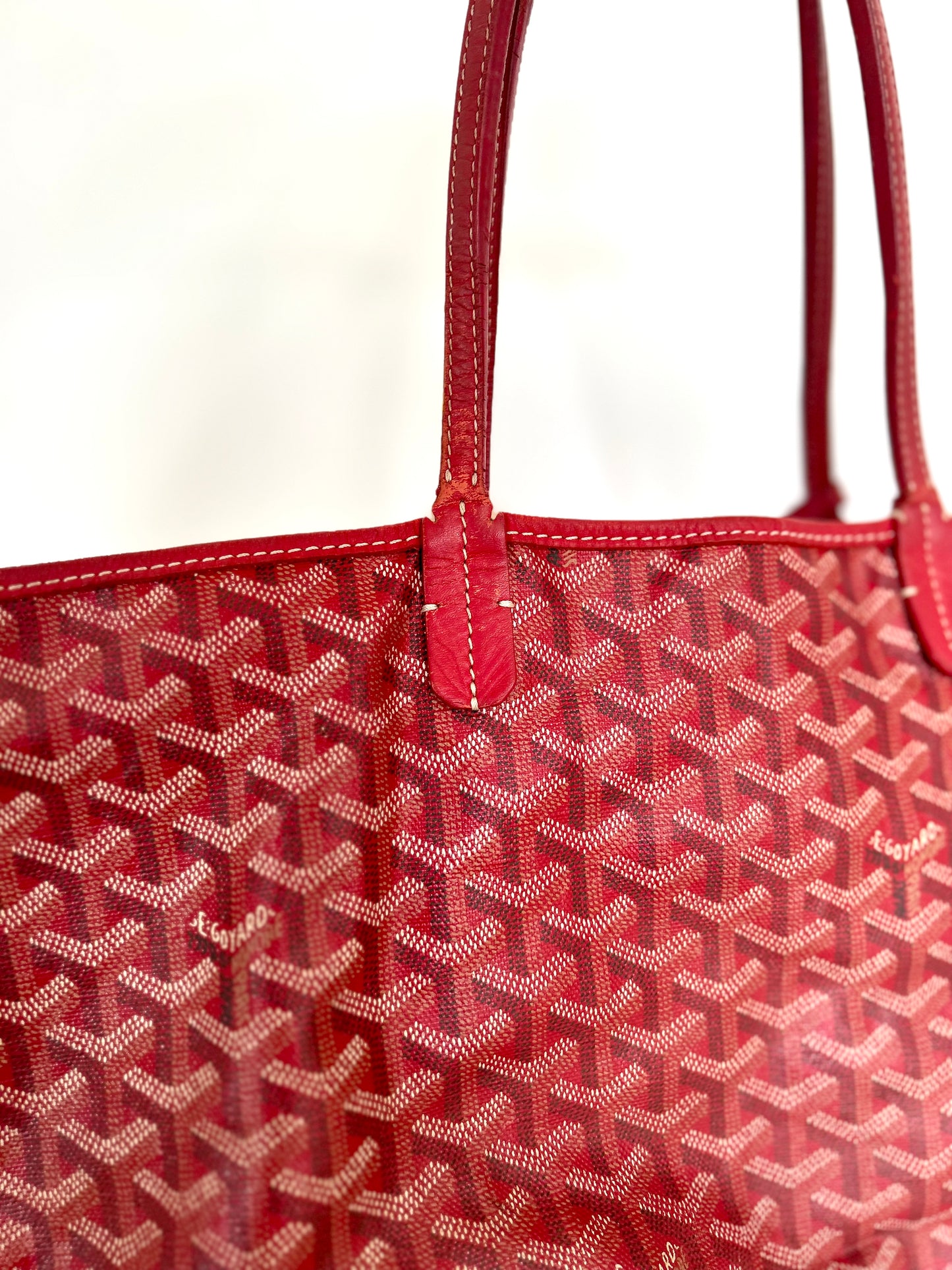 Red Goyard Saint Louis PM