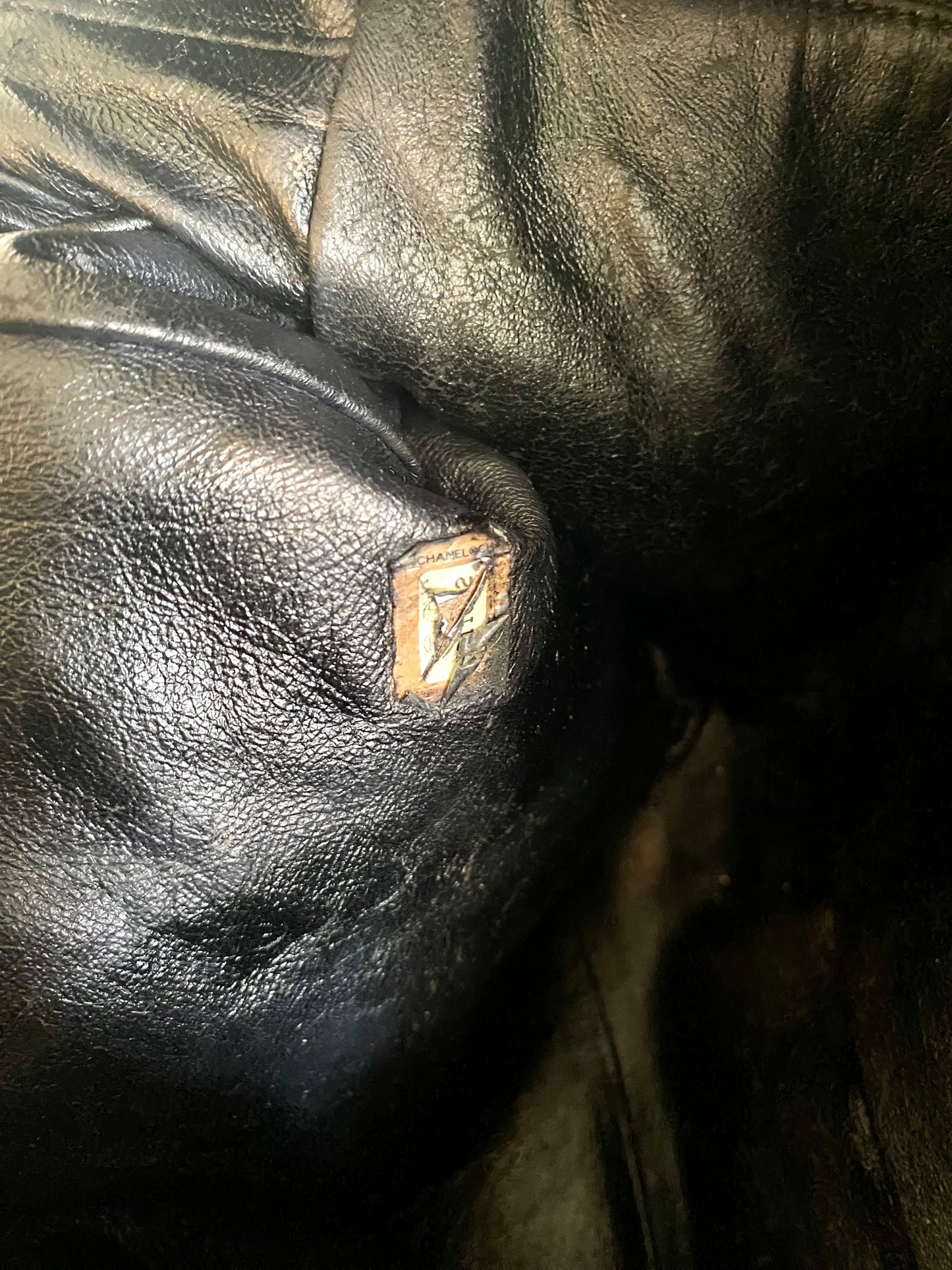 Chanel Black Lambskin Bowling Bag