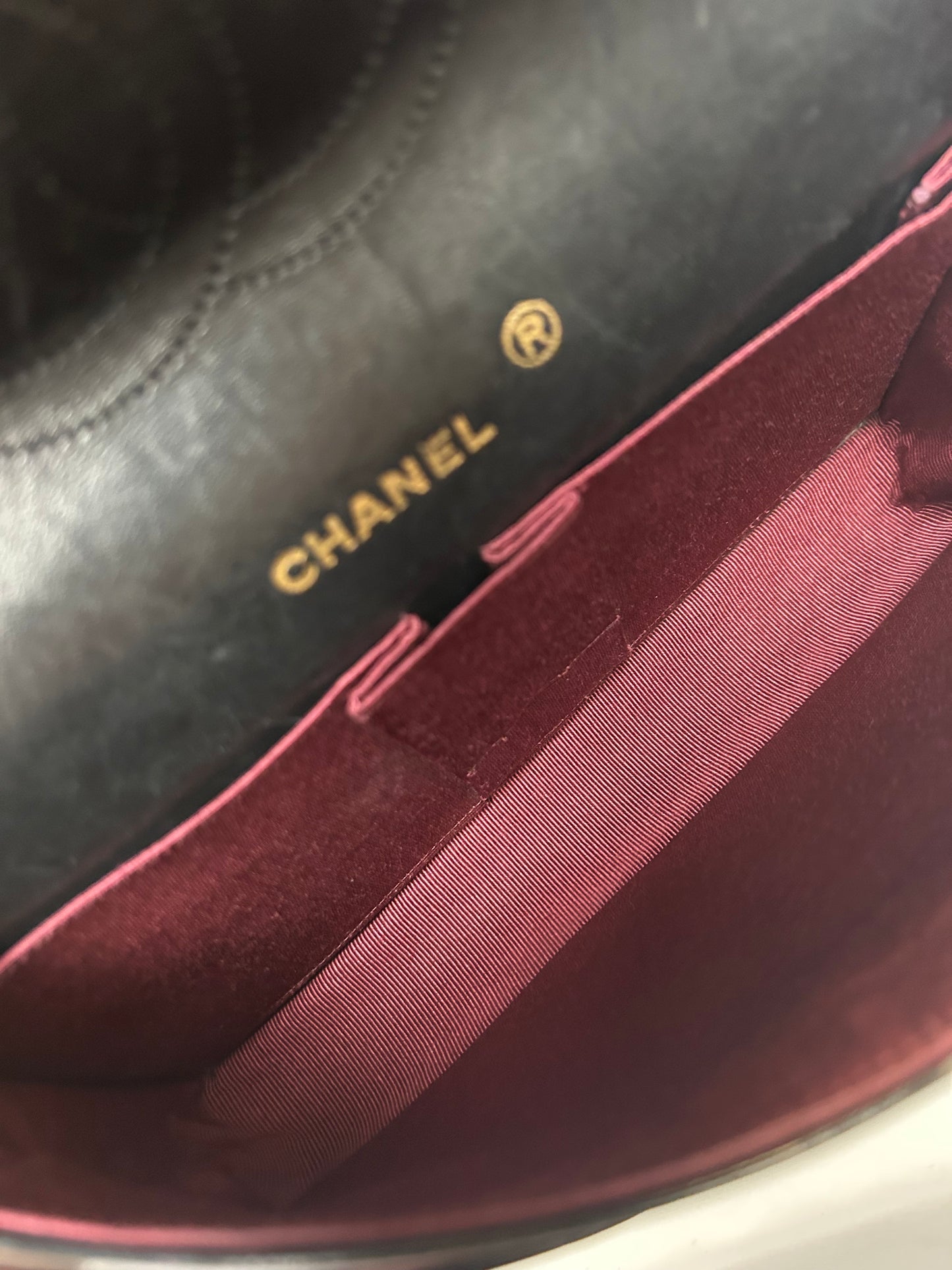Authentic Medium Chanel Lambskin Classic Flap
