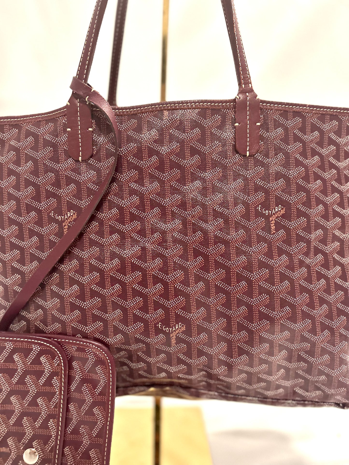 Goyard Burgundy Saint Louis PM