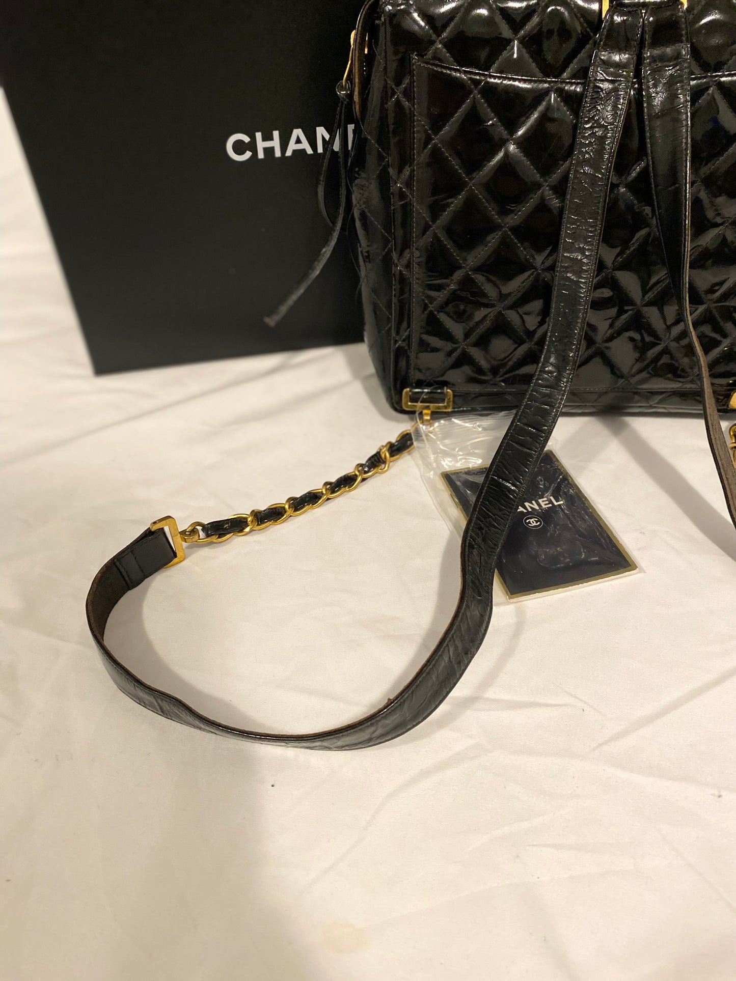 Chanel Patent Leather backpack