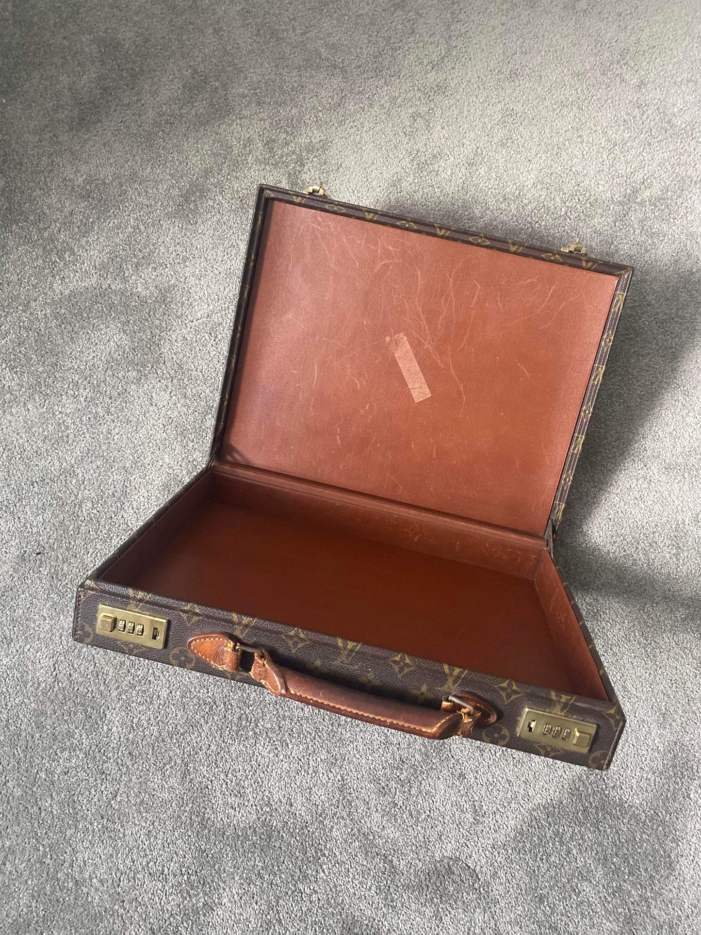 Louis Vuitton Hard Leather Briefcase