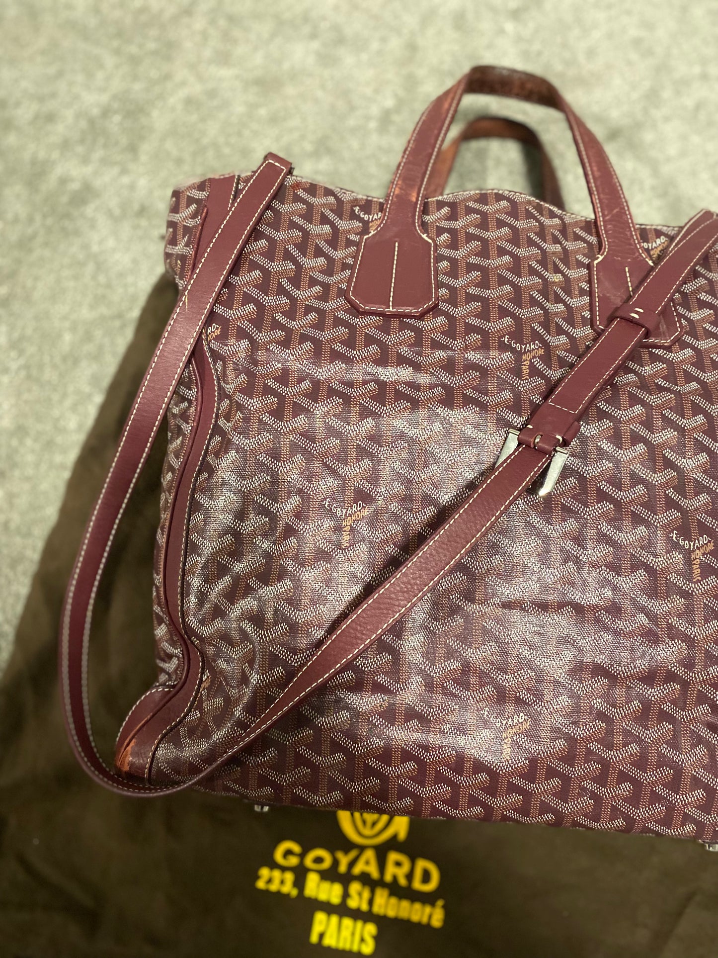 Goyard Burgundy Voltaire