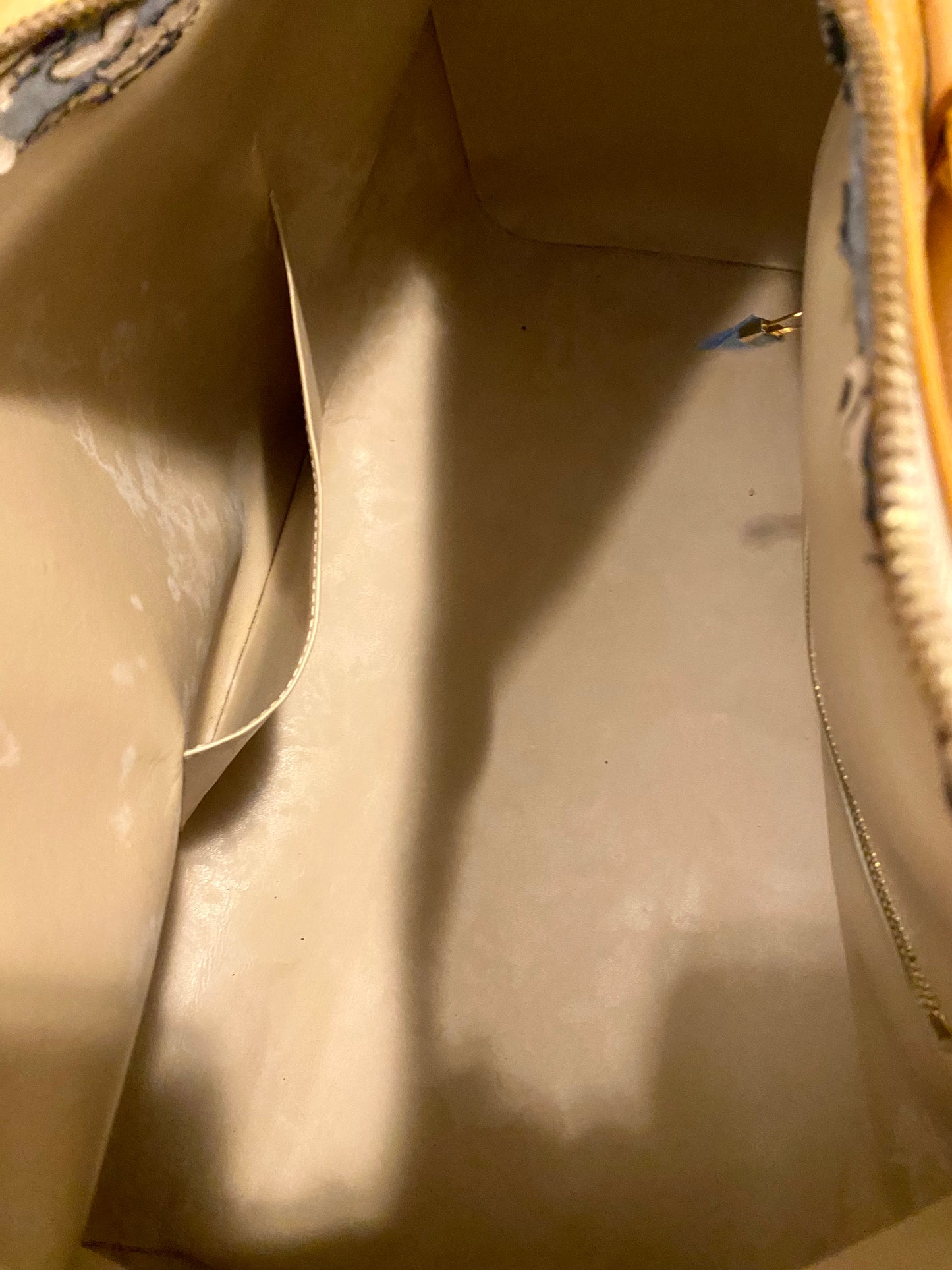 Louis Vuitton Yellow Vernis Keepall 45