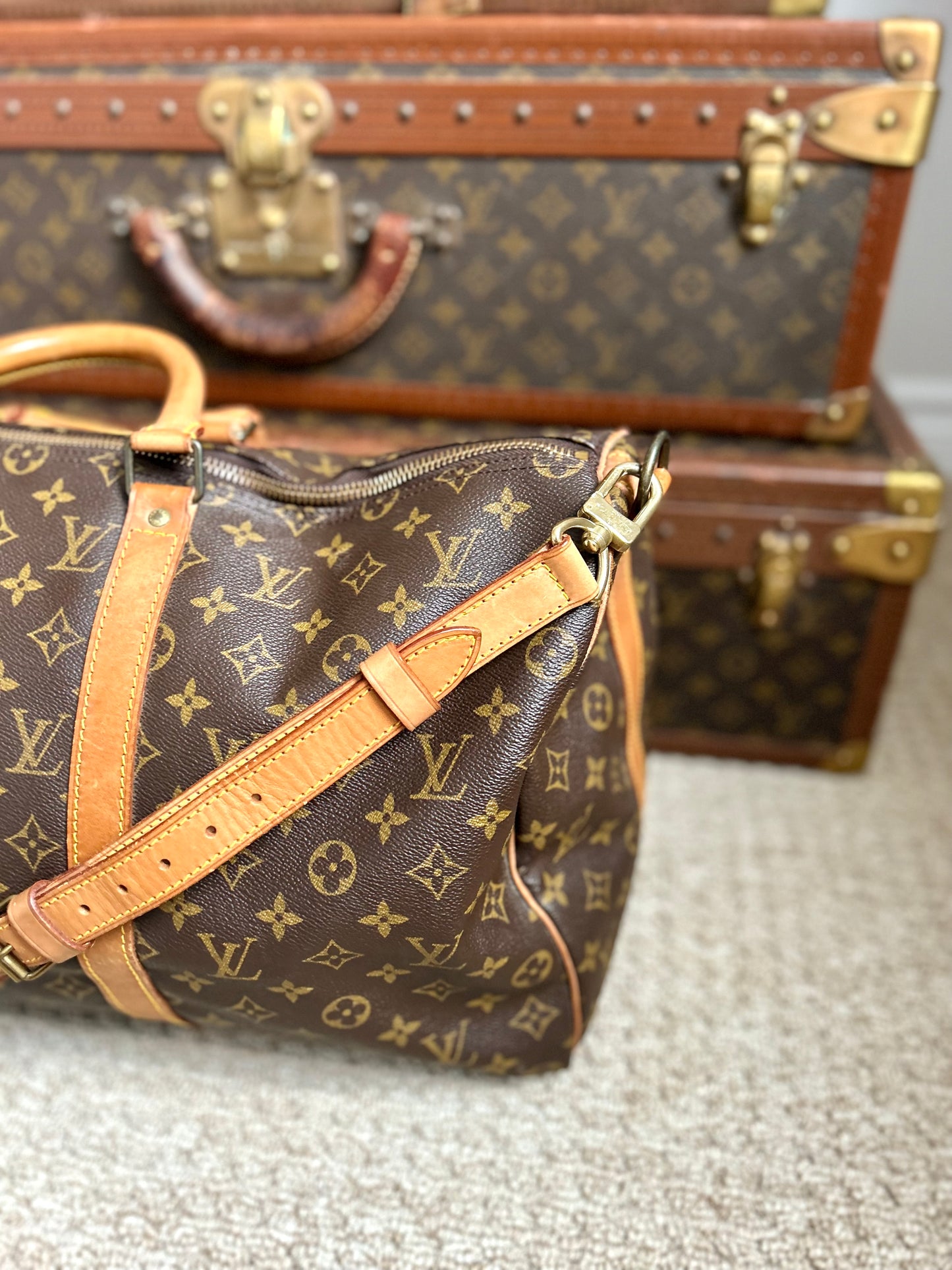 Louis Vuitton Bandouliere 50 Duffle Bag