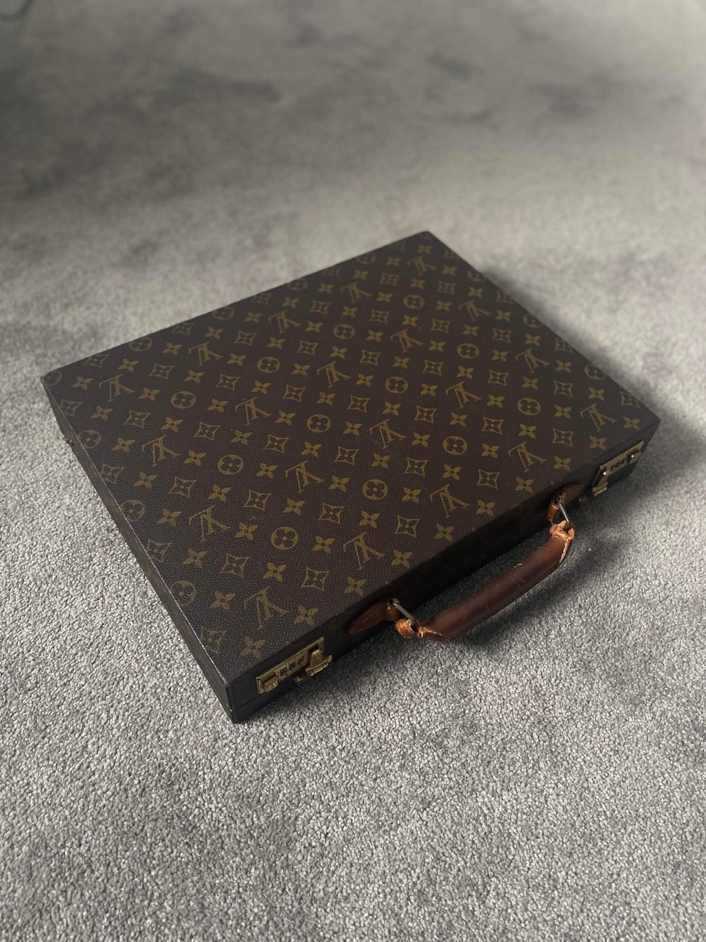 Louis Vuitton Hard Leather Briefcase