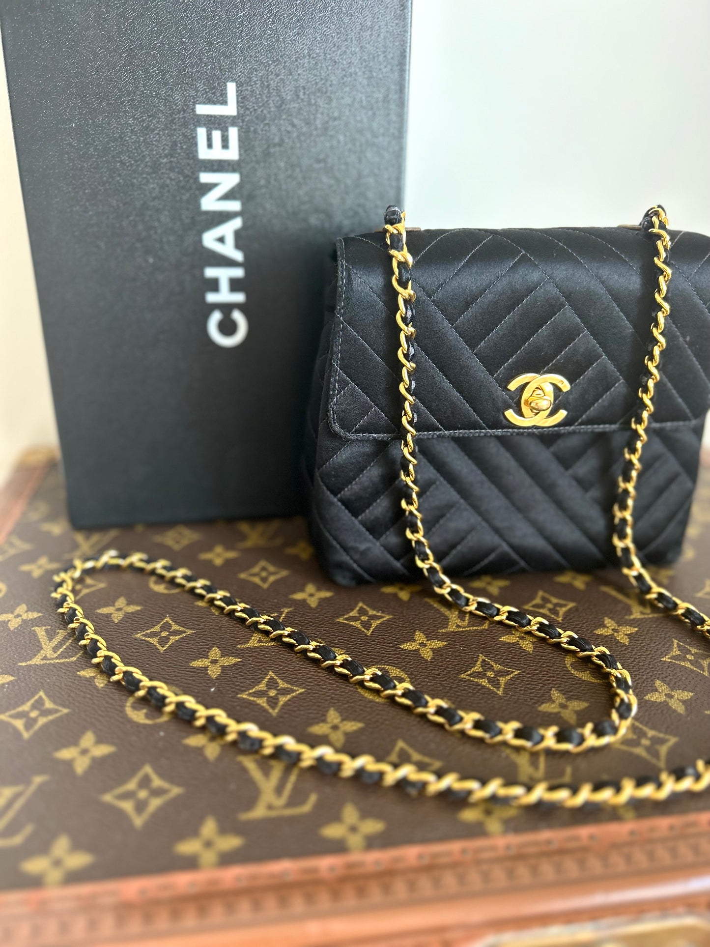Chanel Satin Mini Square