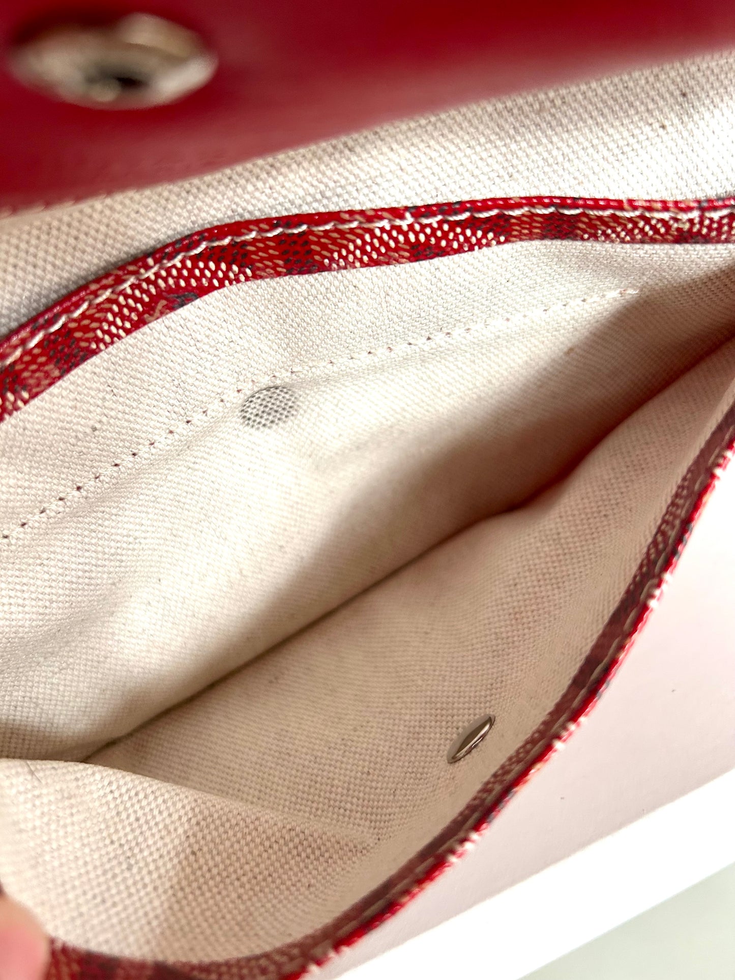 Red Goyard Saint Louis PM