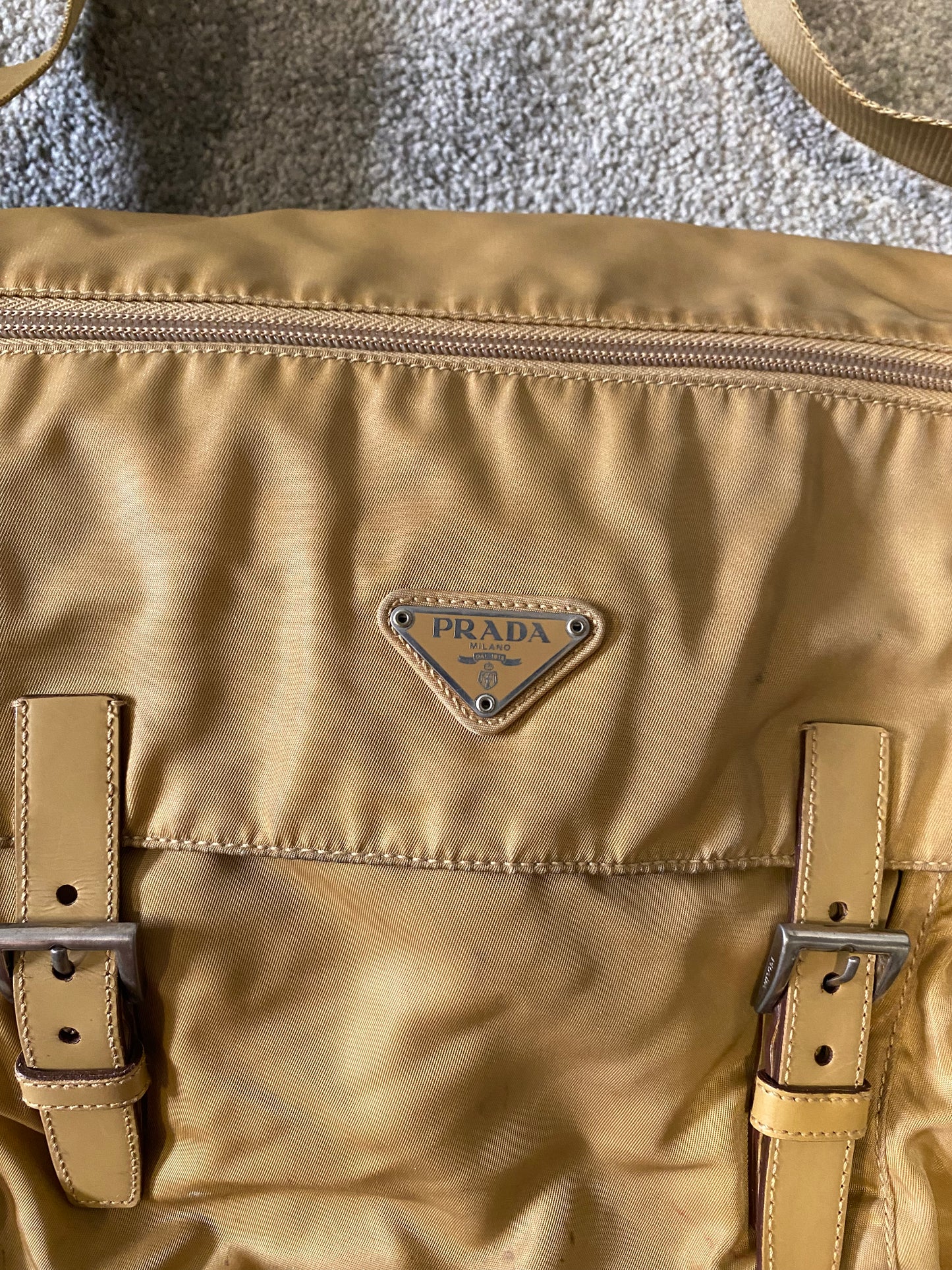 Prada Beige Crossbody / Shoulder Bag