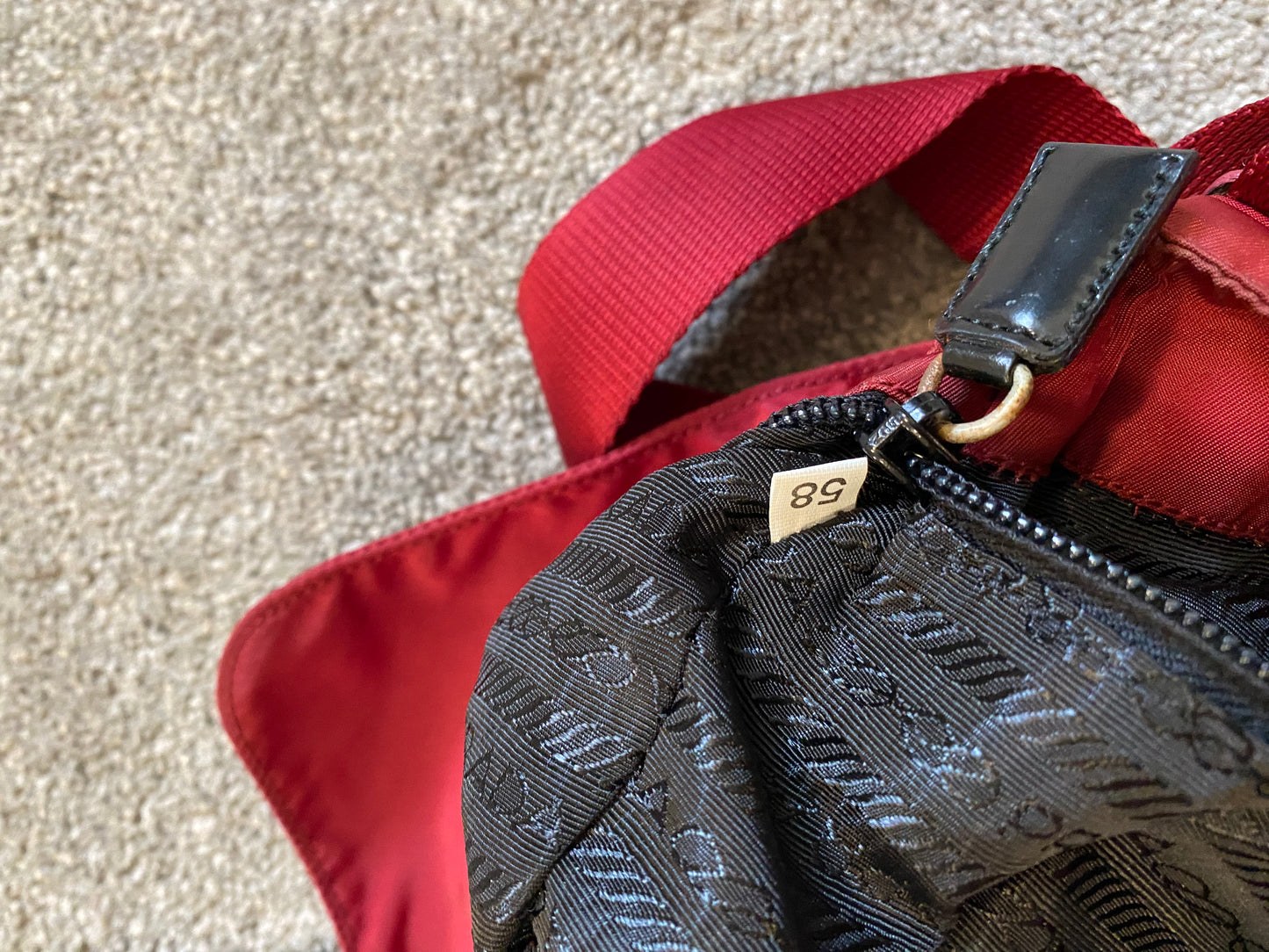 Prada Wine Red Crossbody