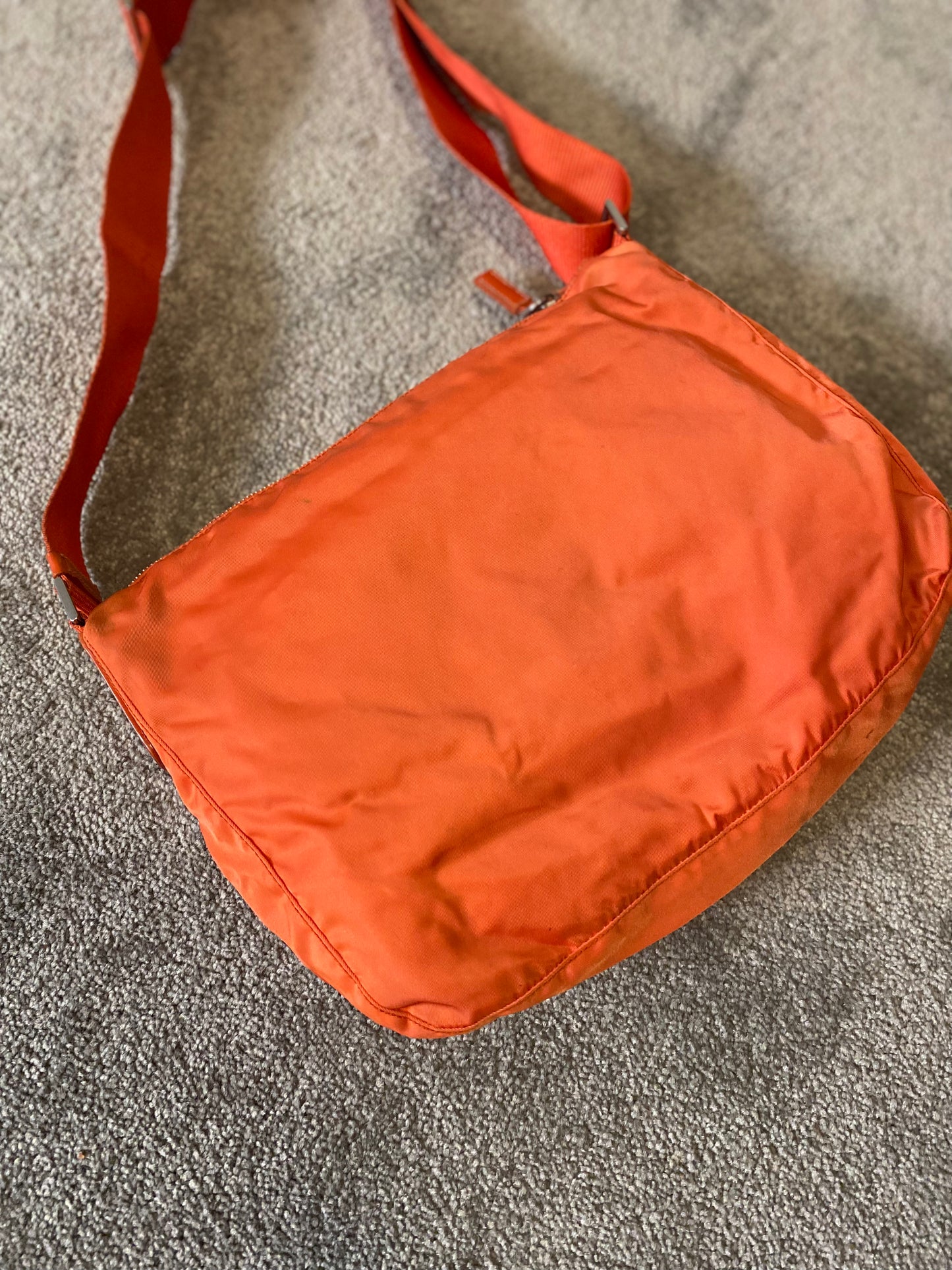 Prada Orange Crossbody / Shoulder Bag