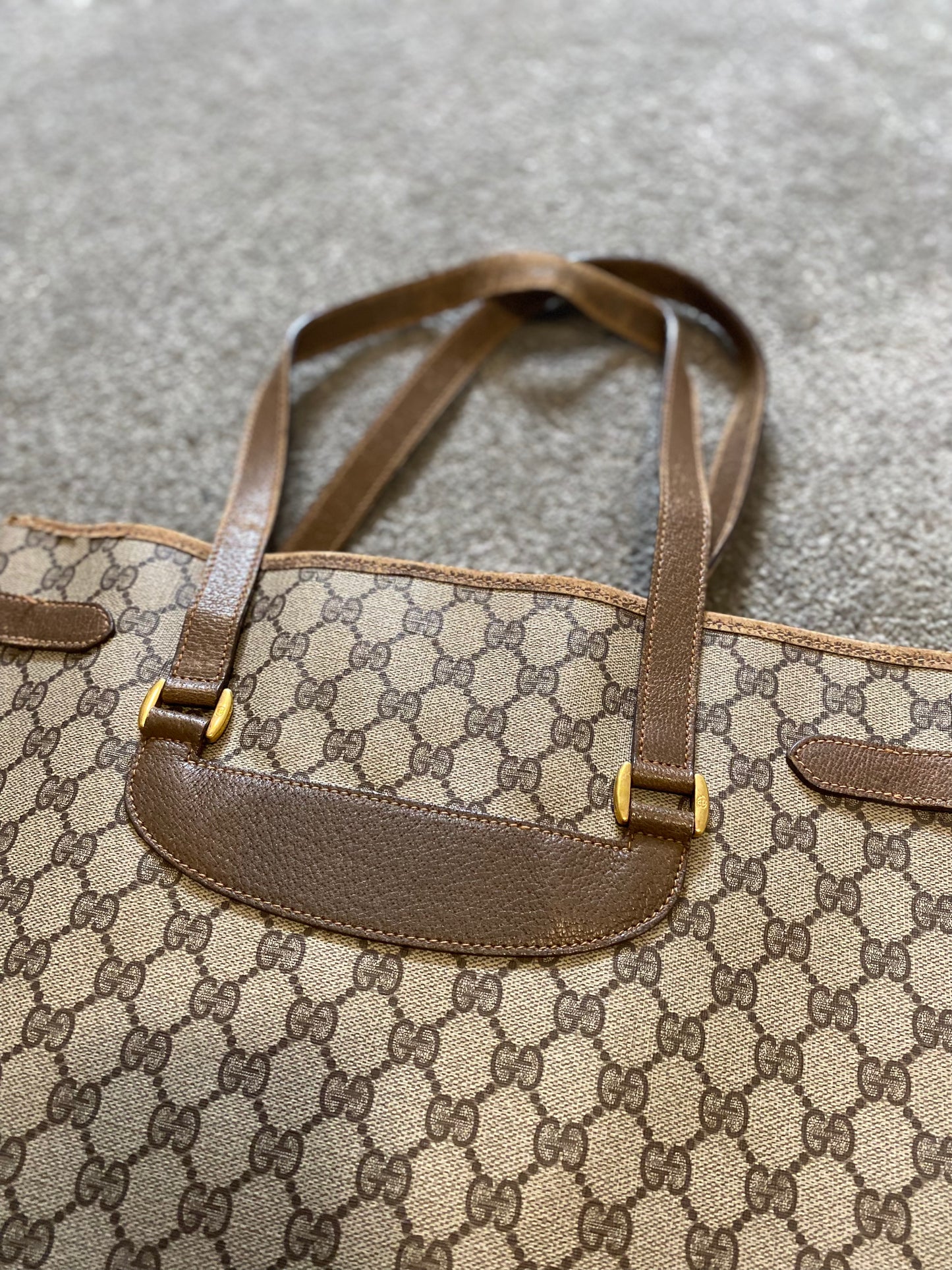 Gucci Canvas Tote Bag