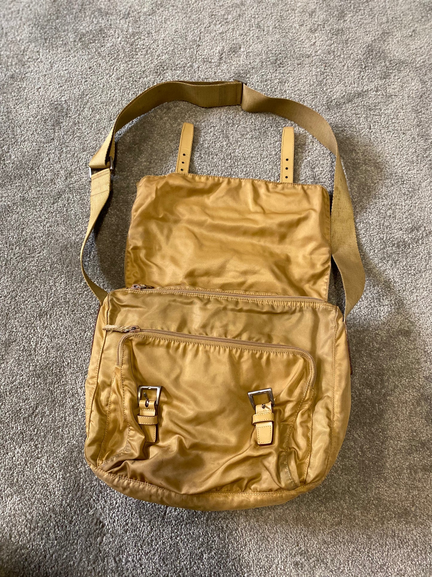 Prada Beige Crossbody / Shoulder Bag