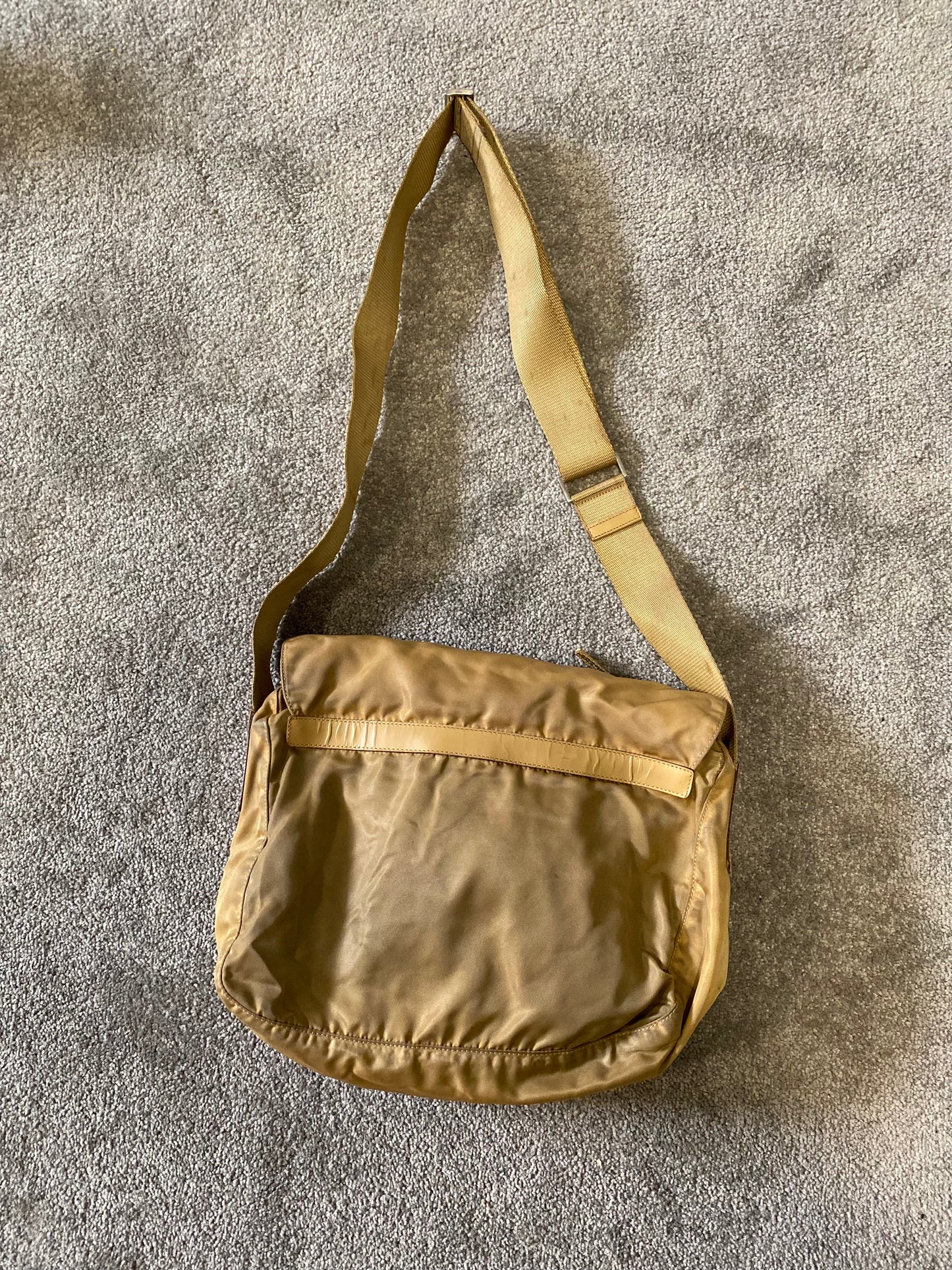Prada Beige Crossbody / Shoulder Bag