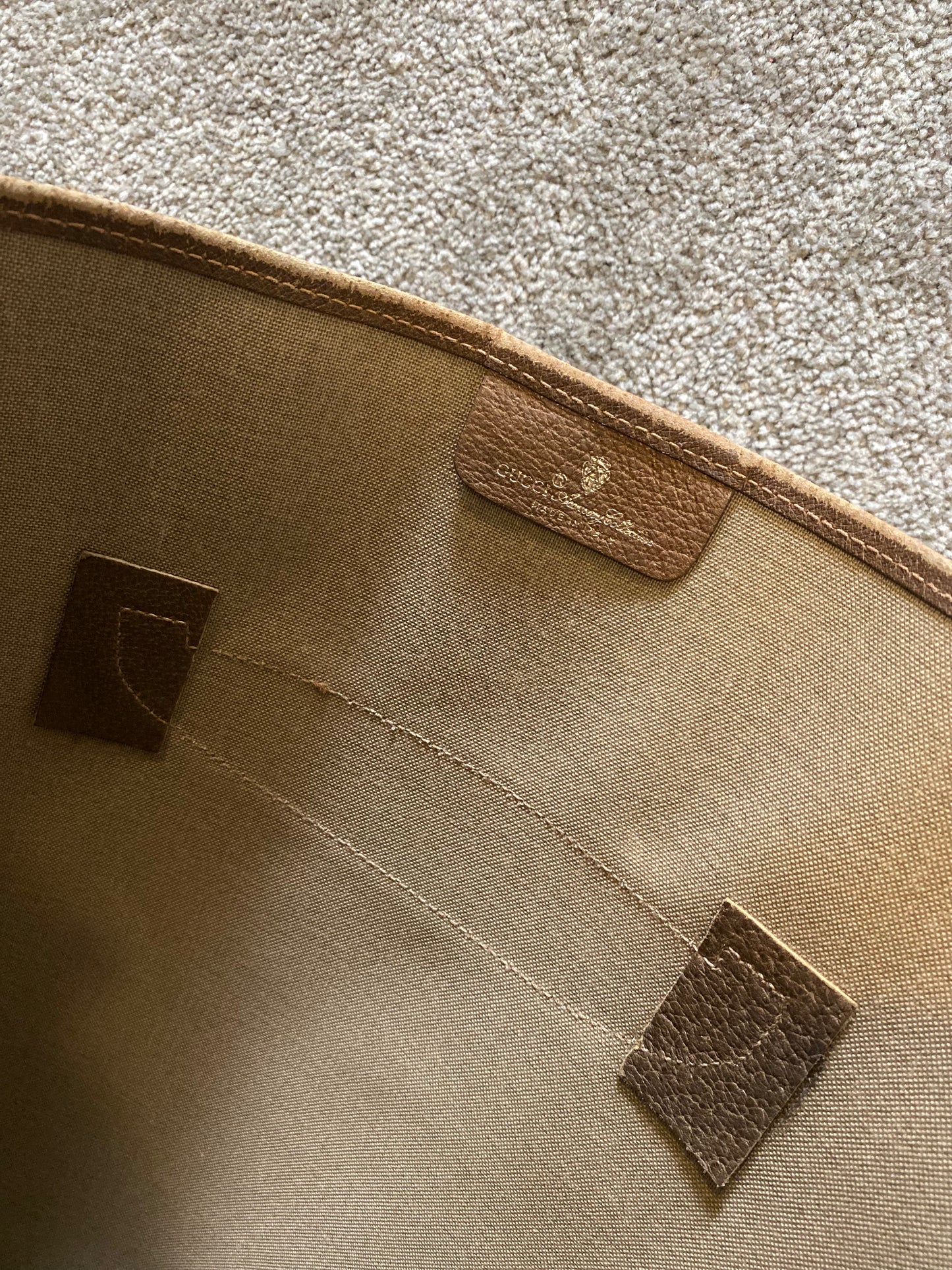 Gucci Canvas Tote Bag