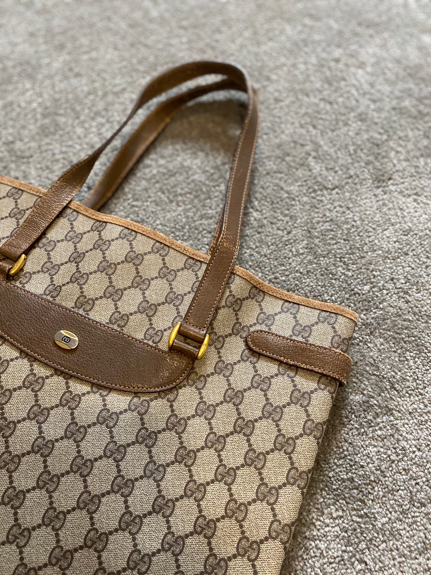 Gucci Canvas Tote Bag
