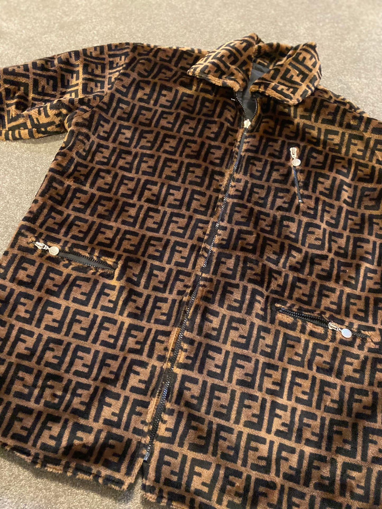 Fendi Faux Fur Coat