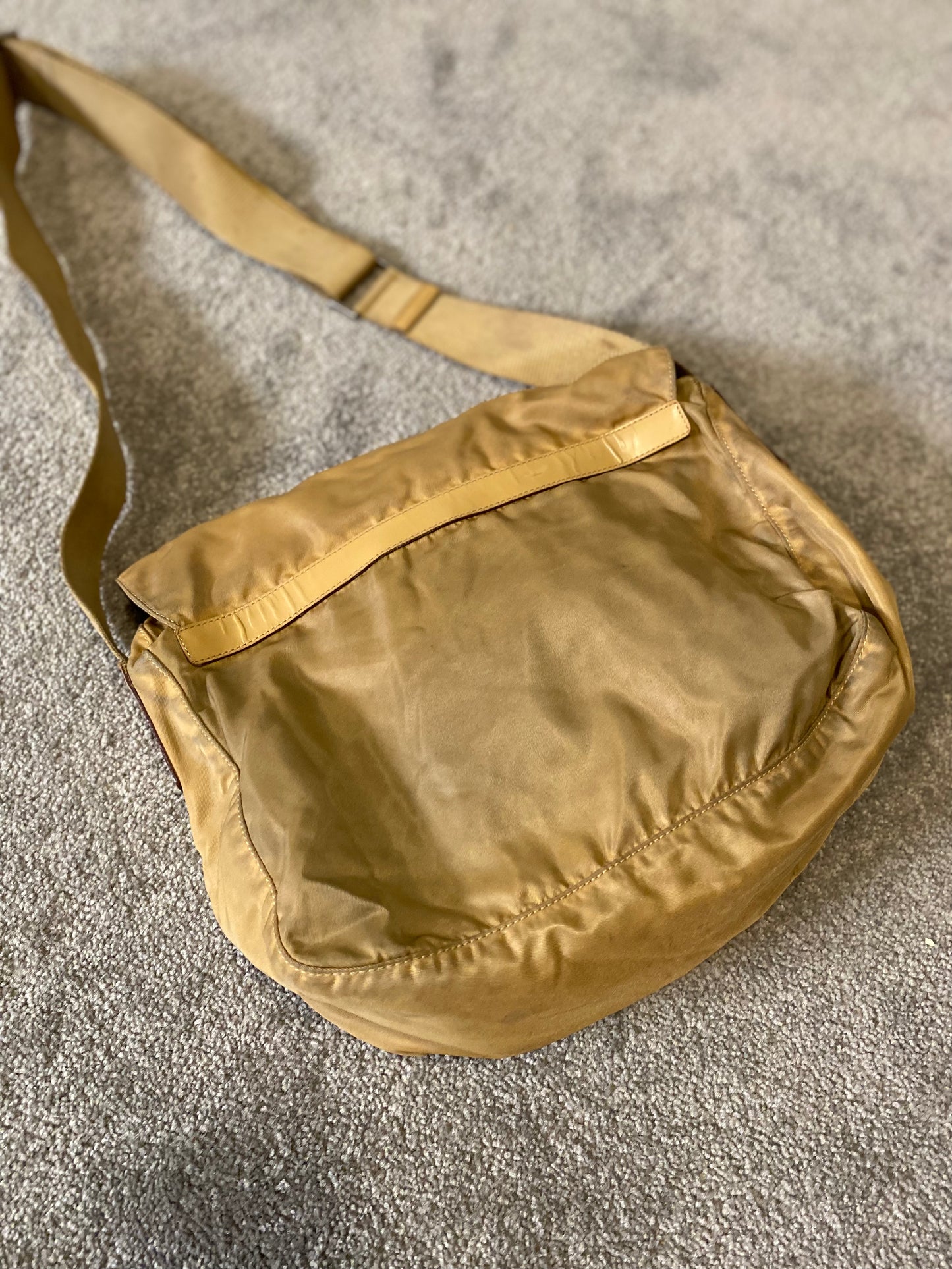 Prada Beige Crossbody / Shoulder Bag
