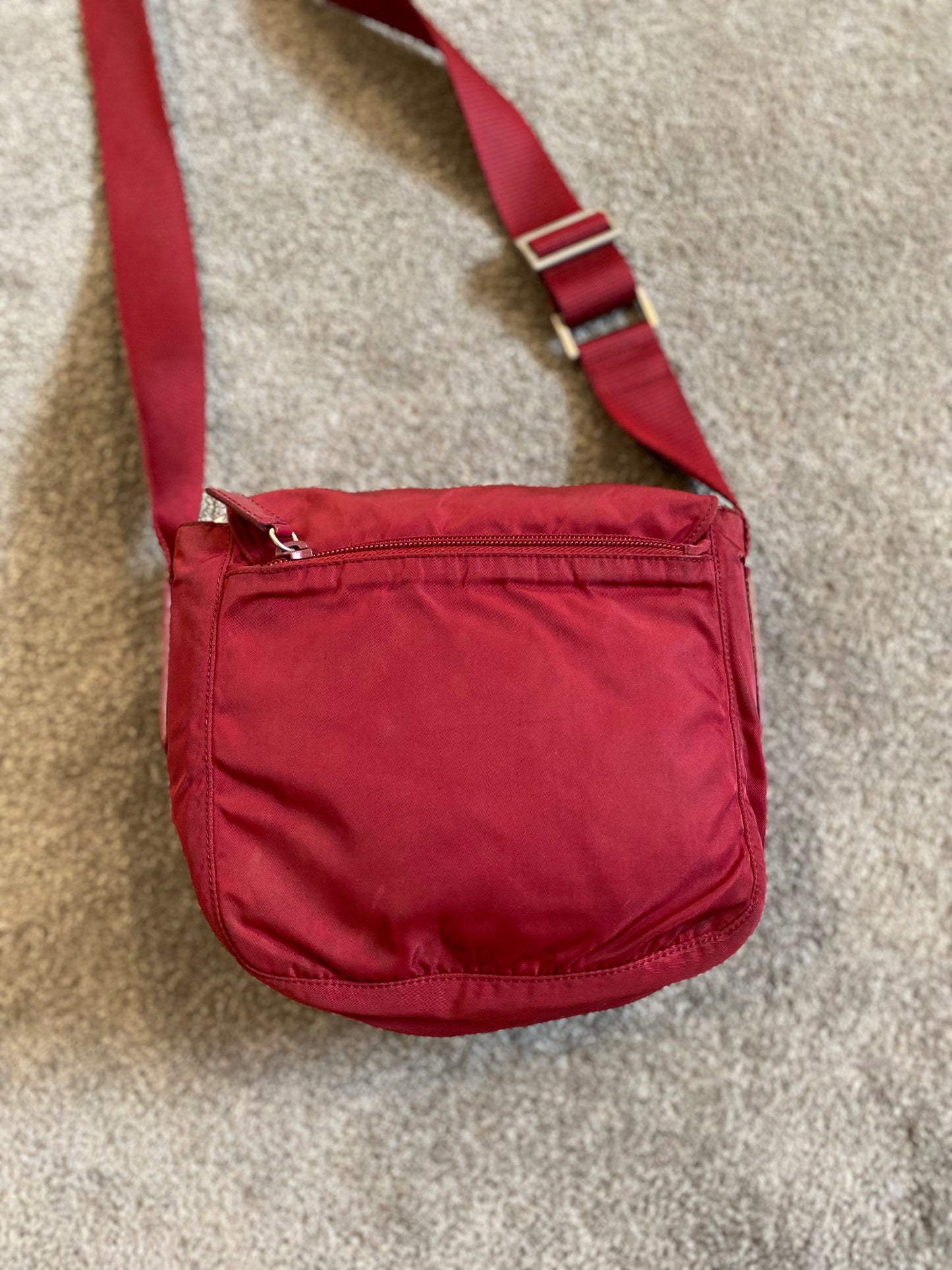 Prada Wine Red Crossbody