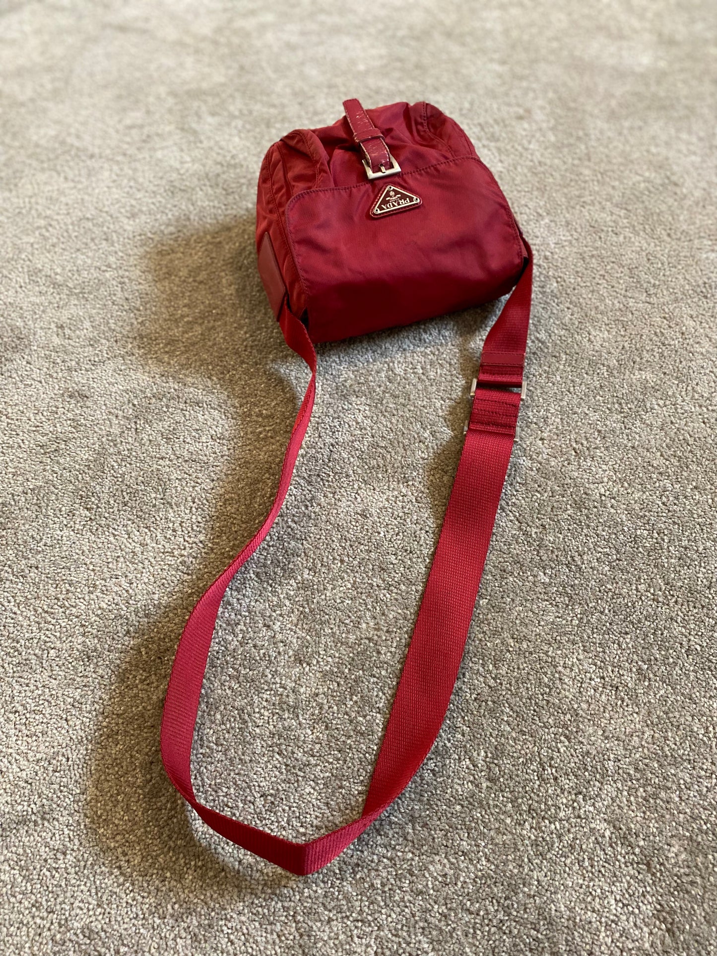 Prada Wine Red Crossbody