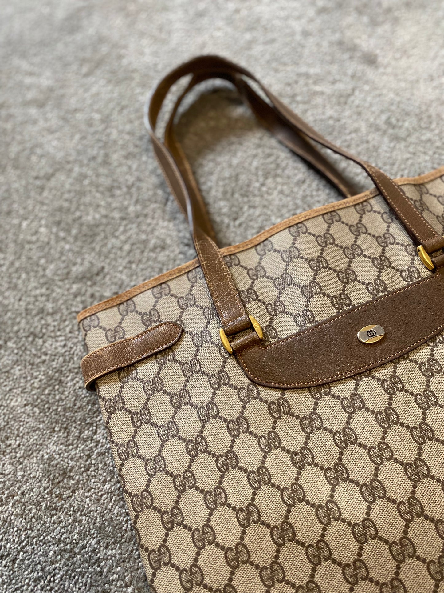 Gucci Canvas Tote Bag