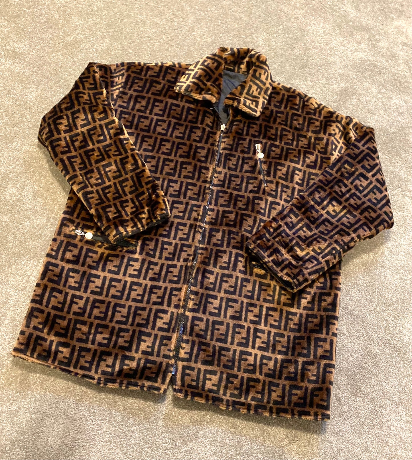 Fendi Faux Fur Coat