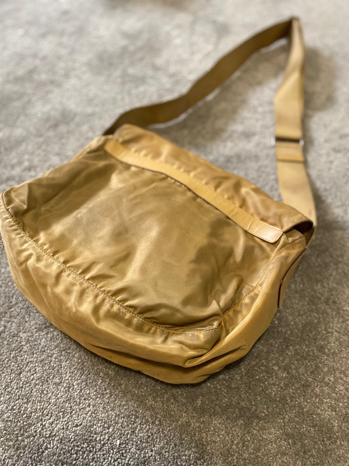 Prada Beige Crossbody / Shoulder Bag