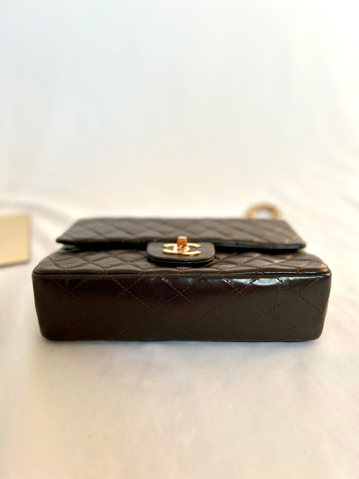 Chocolate Brown Chanel Classic Flap