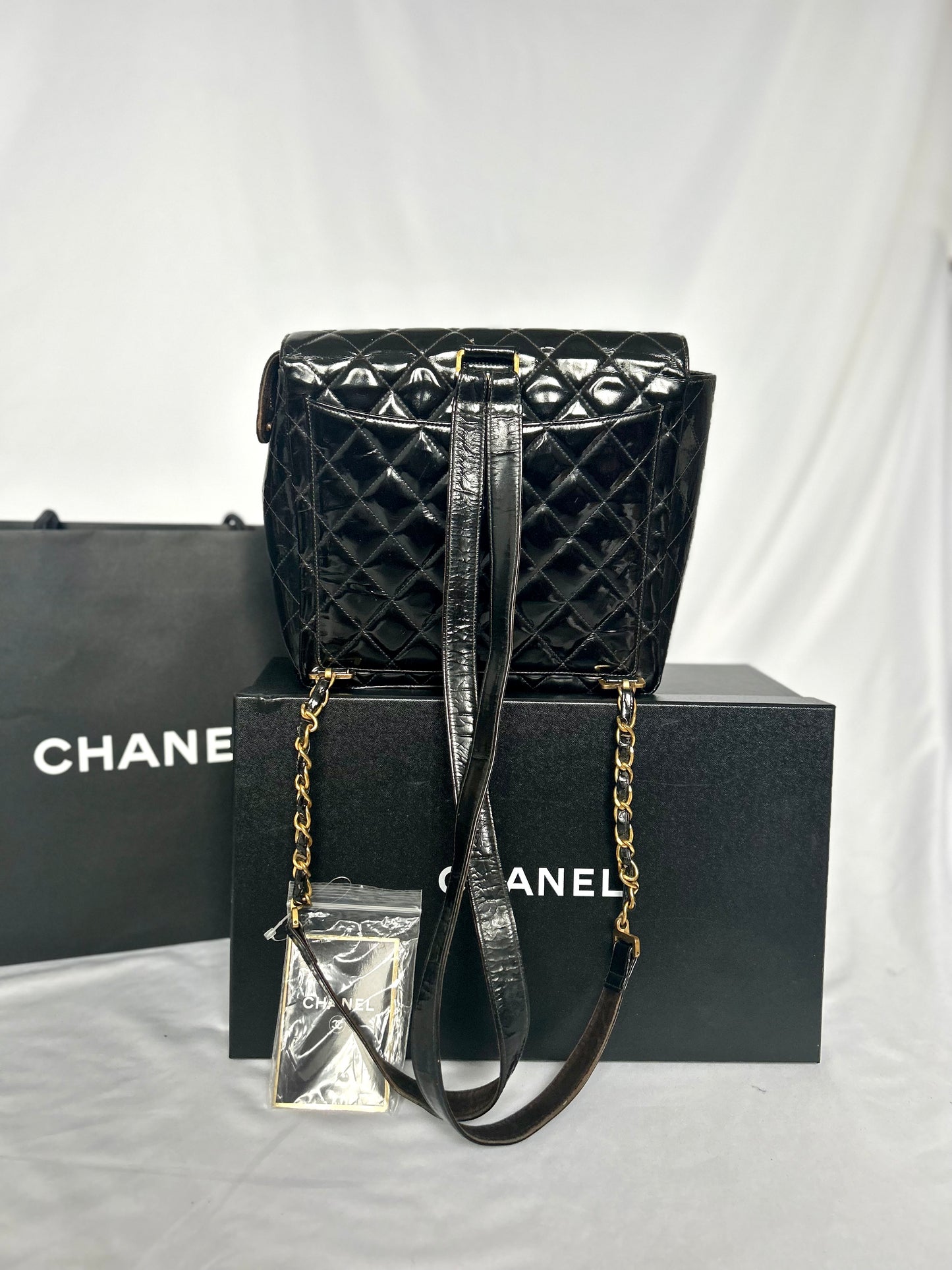 Chanel Patent Leather backpack