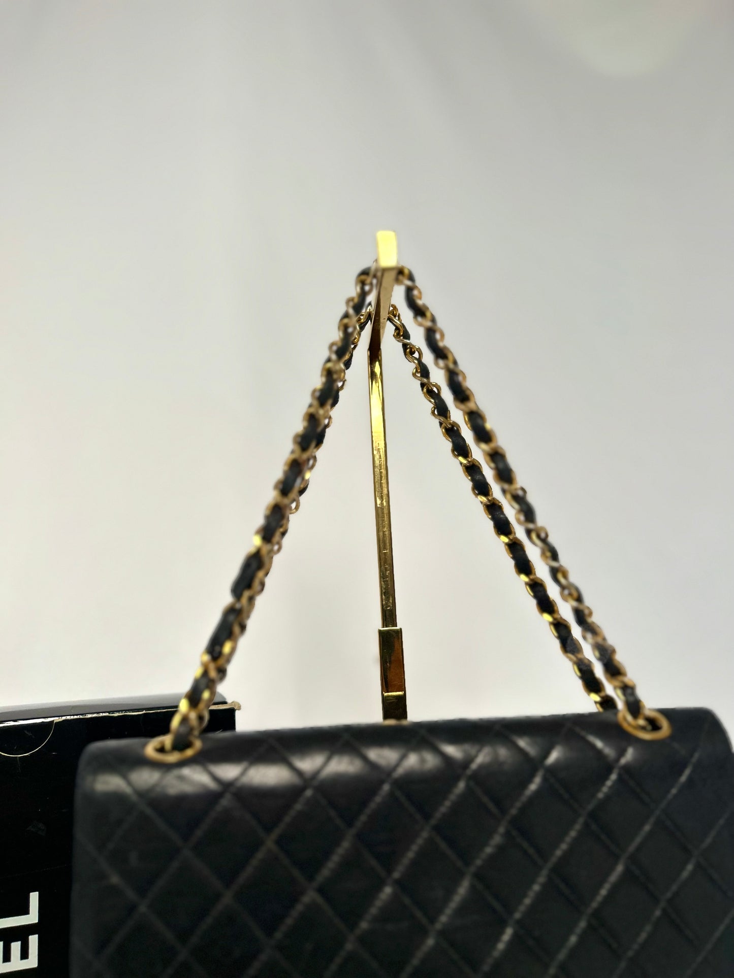 Midnight Blue Medium Lambskin Vintage Classic Flap
