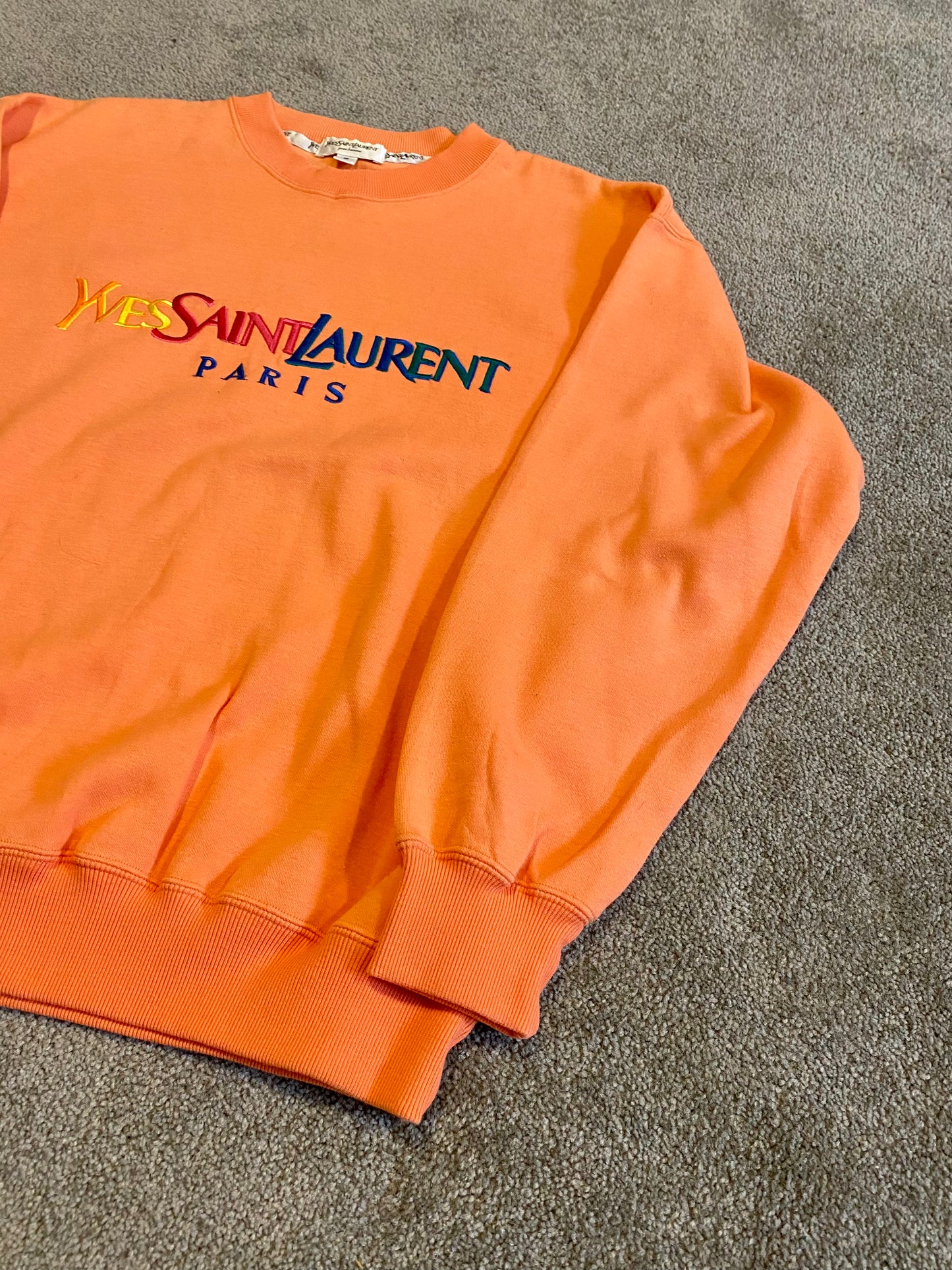 YSL Peach Crewneck