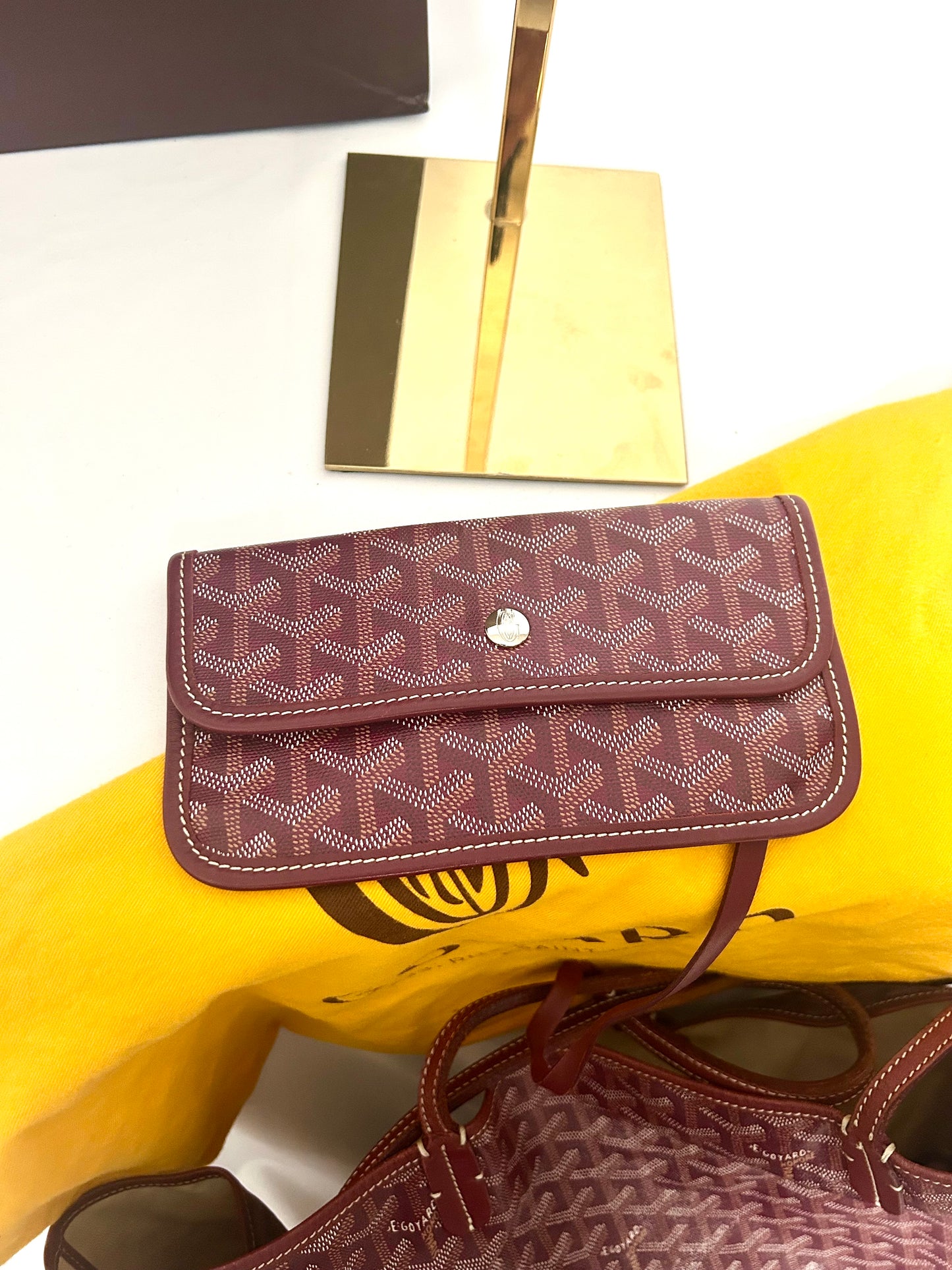 Goyard Burgundy Saint Louis GM