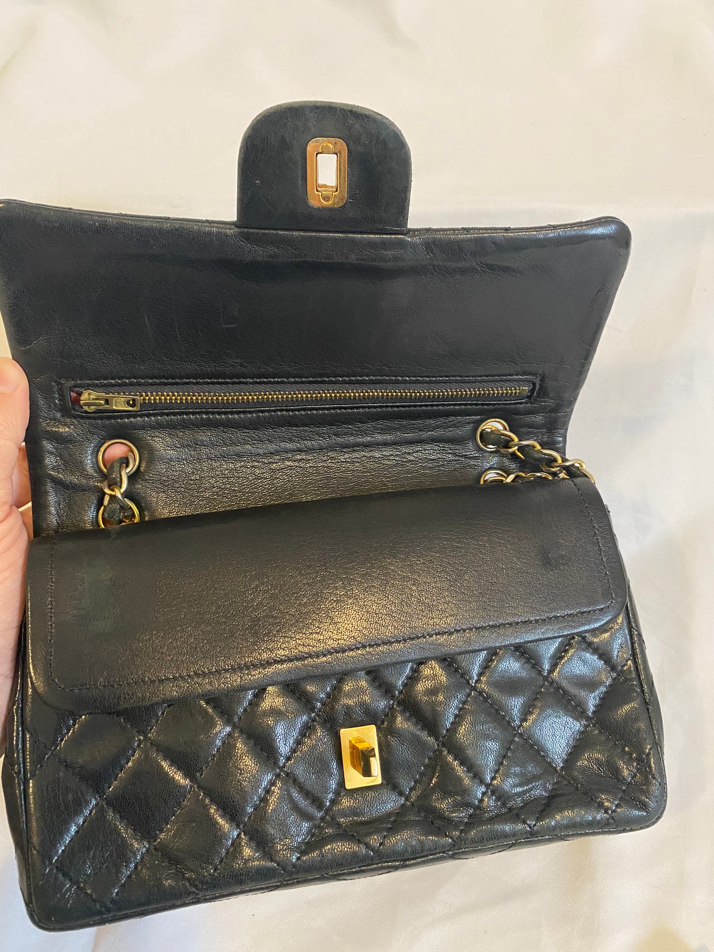 Chanel Black Vintage Classic Flap