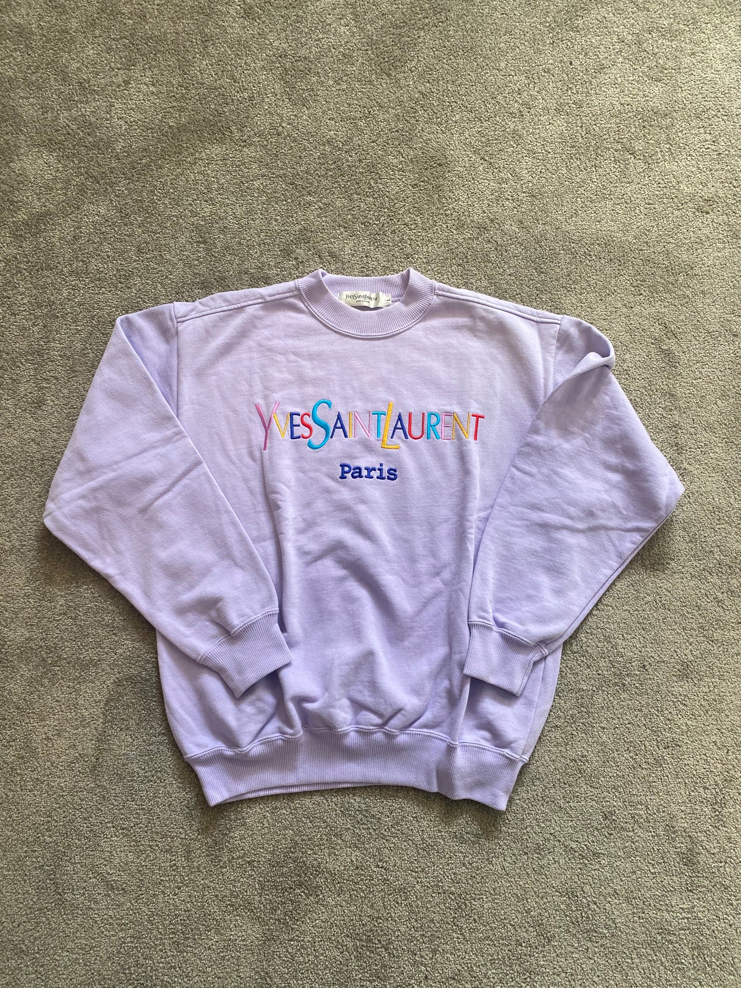 YSL Lavender Crewneck