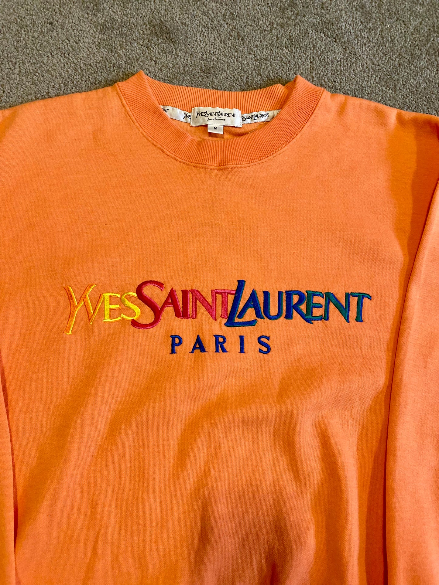 YSL Peach Crewneck