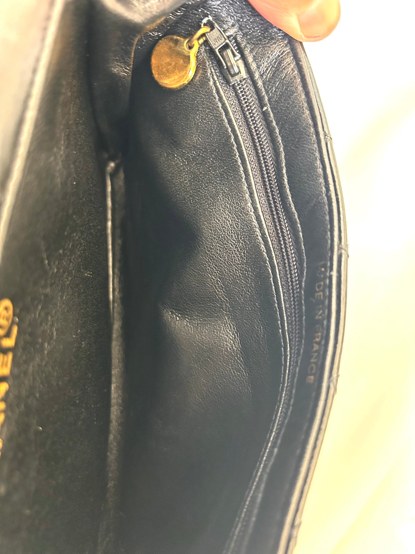 Double Faced Chanel Patent Leather Flap Bag Purse Shoulder Bag