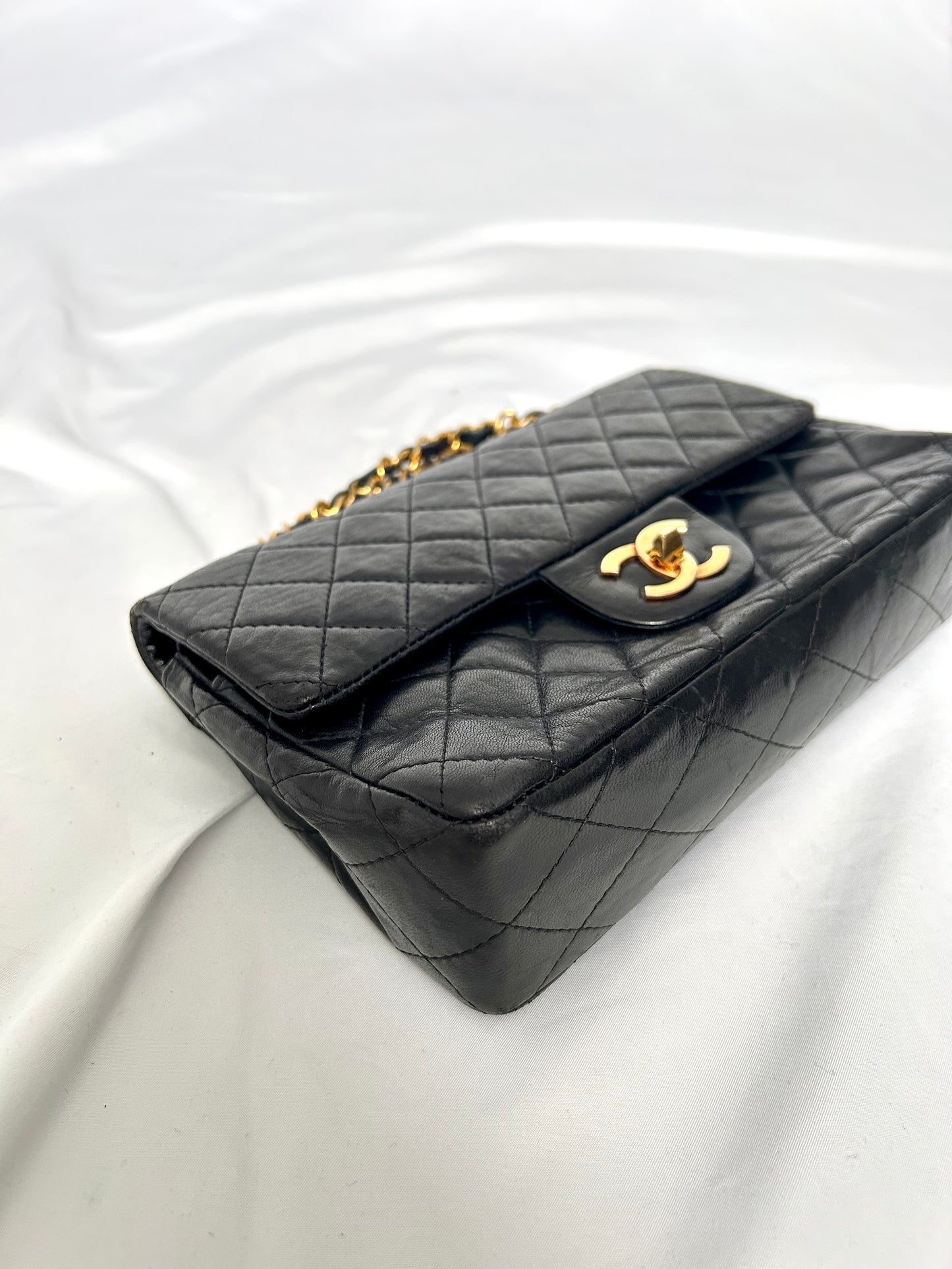 Chanel Black Lambskin Small Class Flap