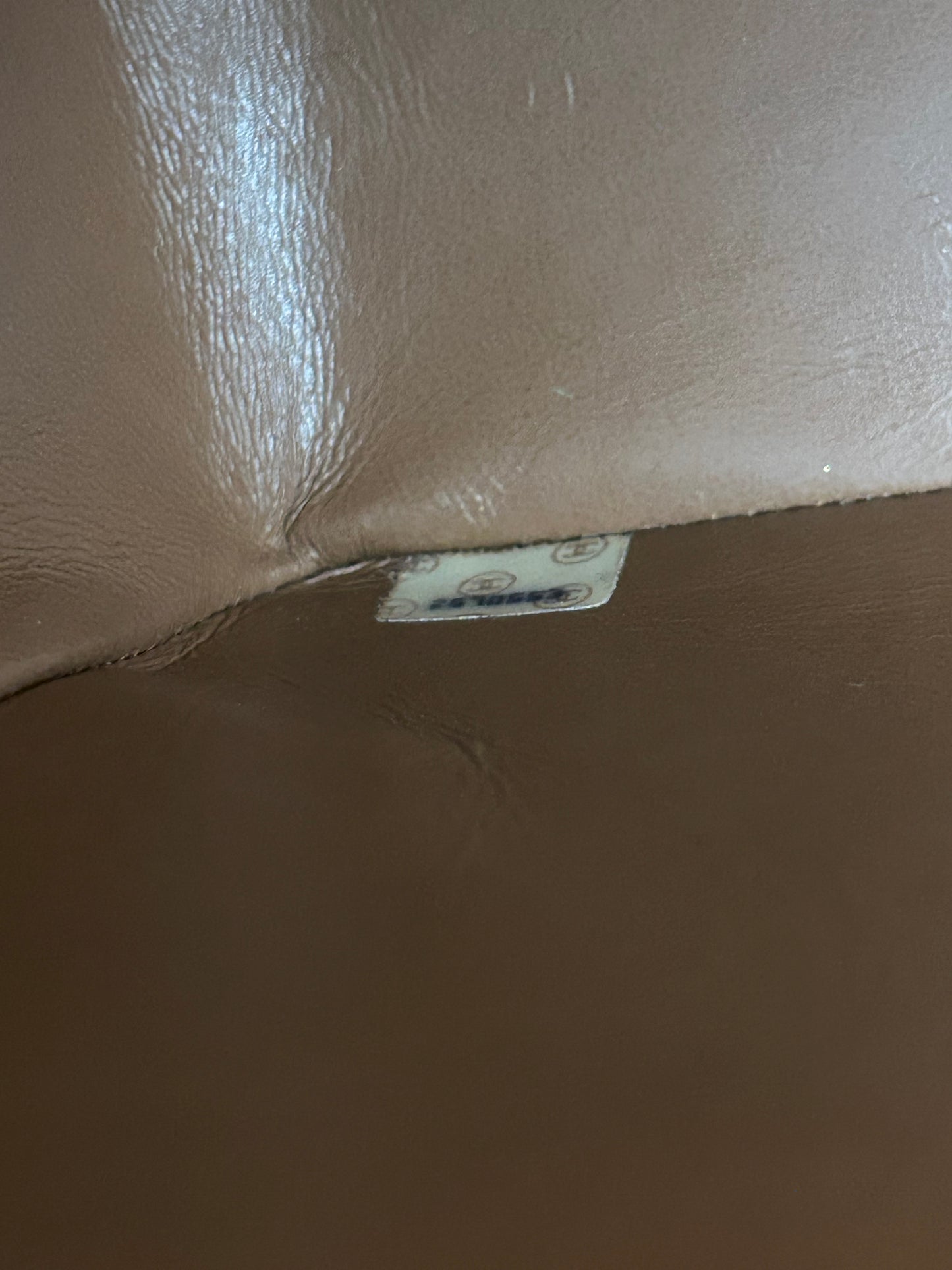 Chanel Brown Suede Maxi Flap Bag