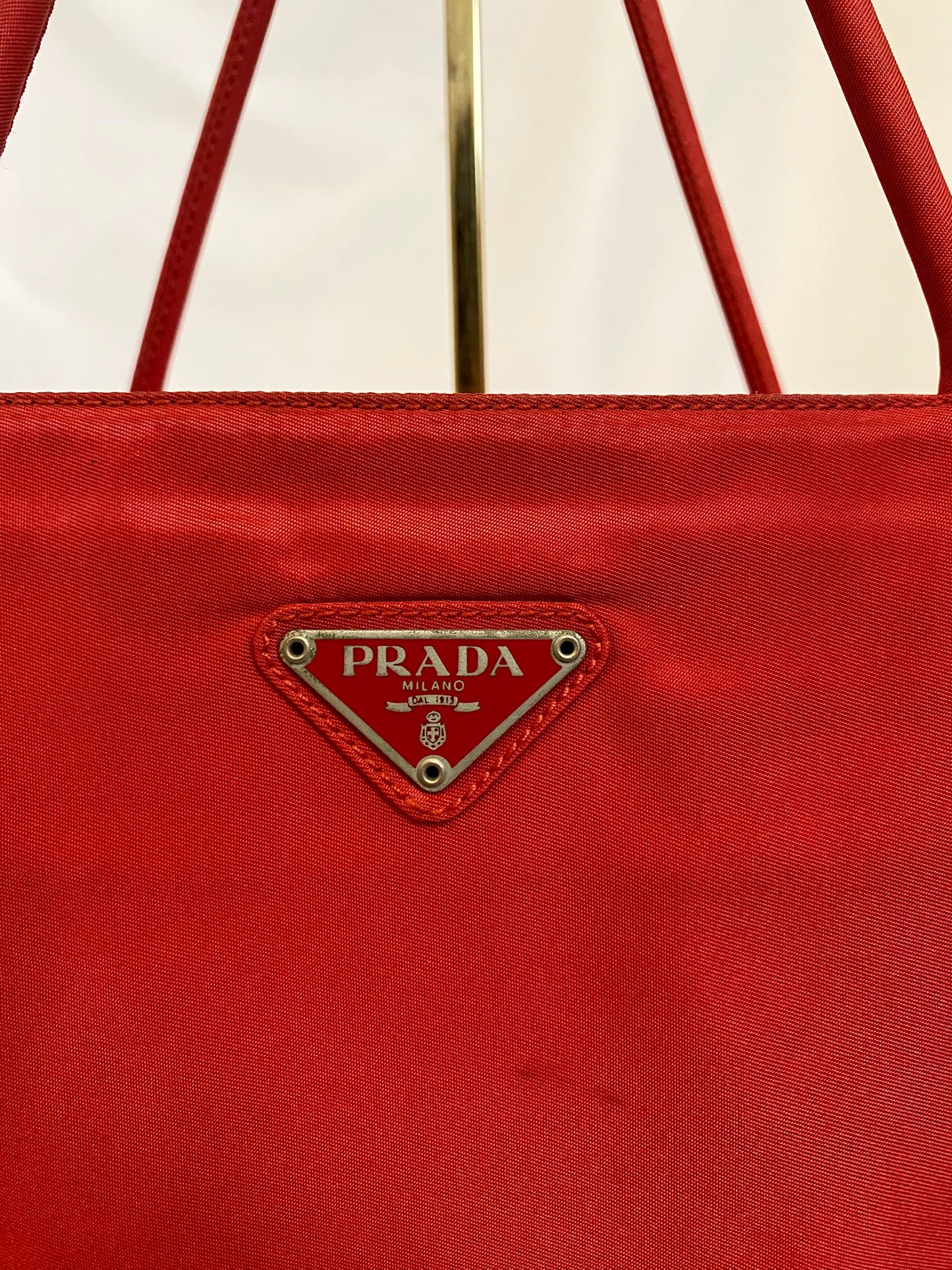 Red Prada Tote Bag