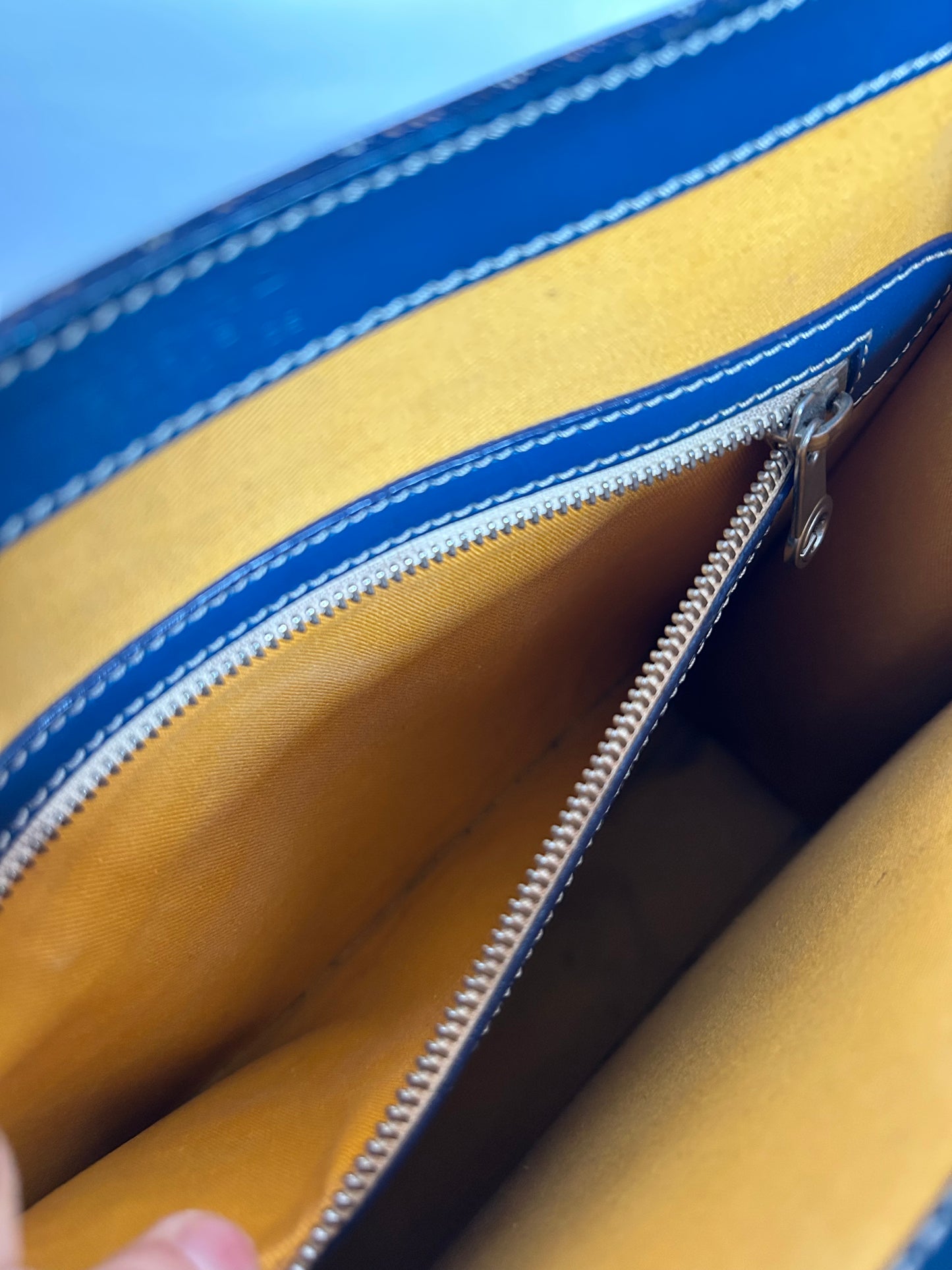 Goyard Comores Tote Bag PM (has chipped top corner)