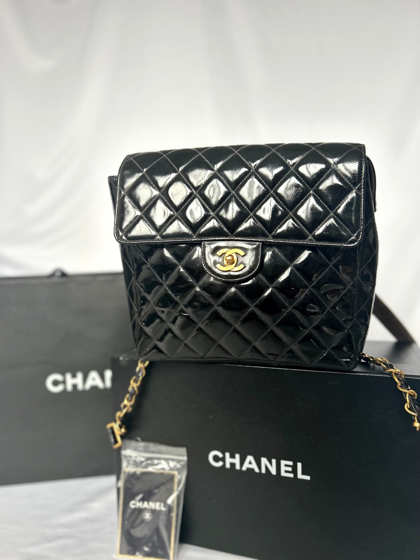 Chanel Patent Leather backpack