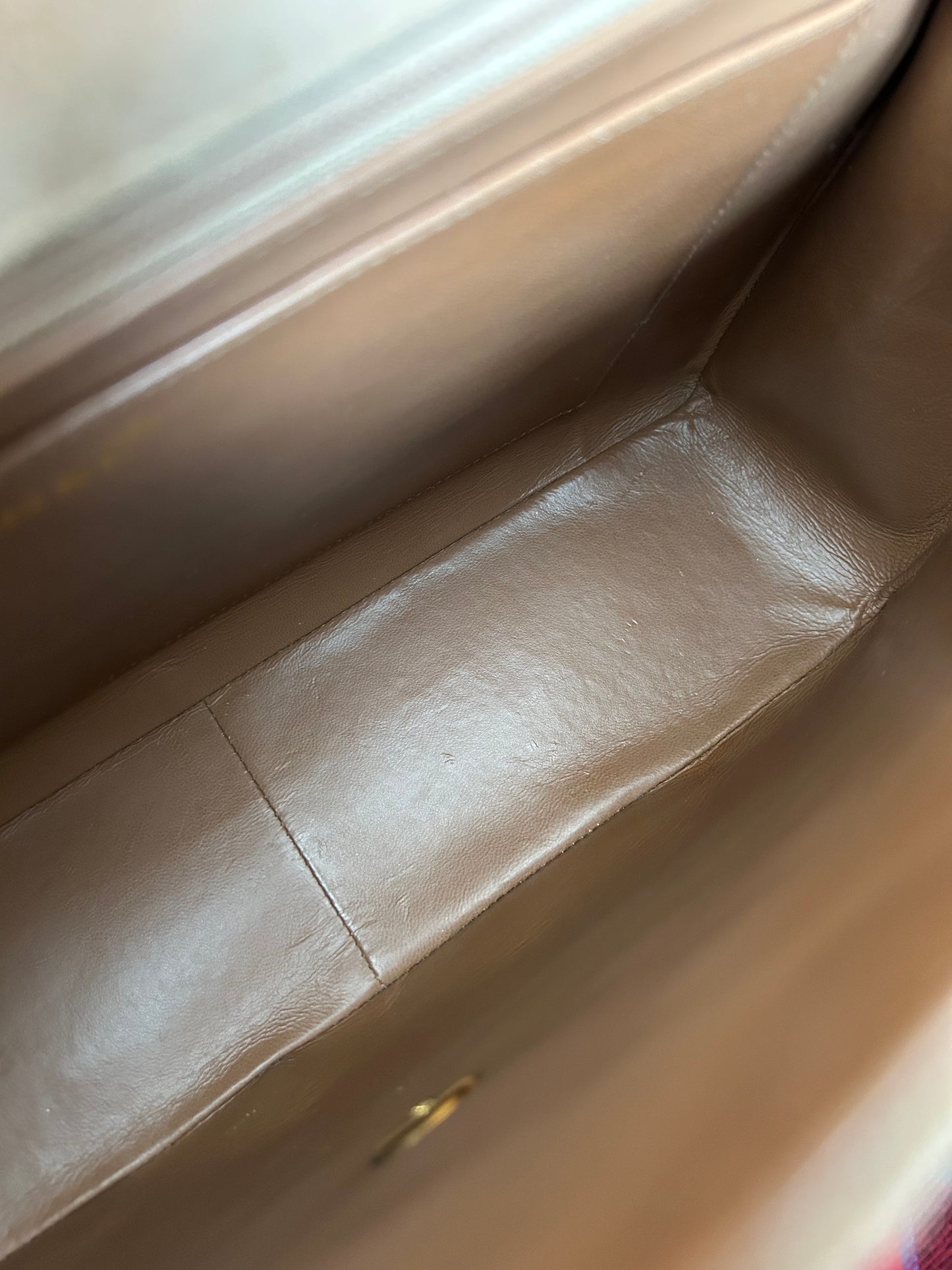 Chanel Brown Suede Maxi Flap Bag