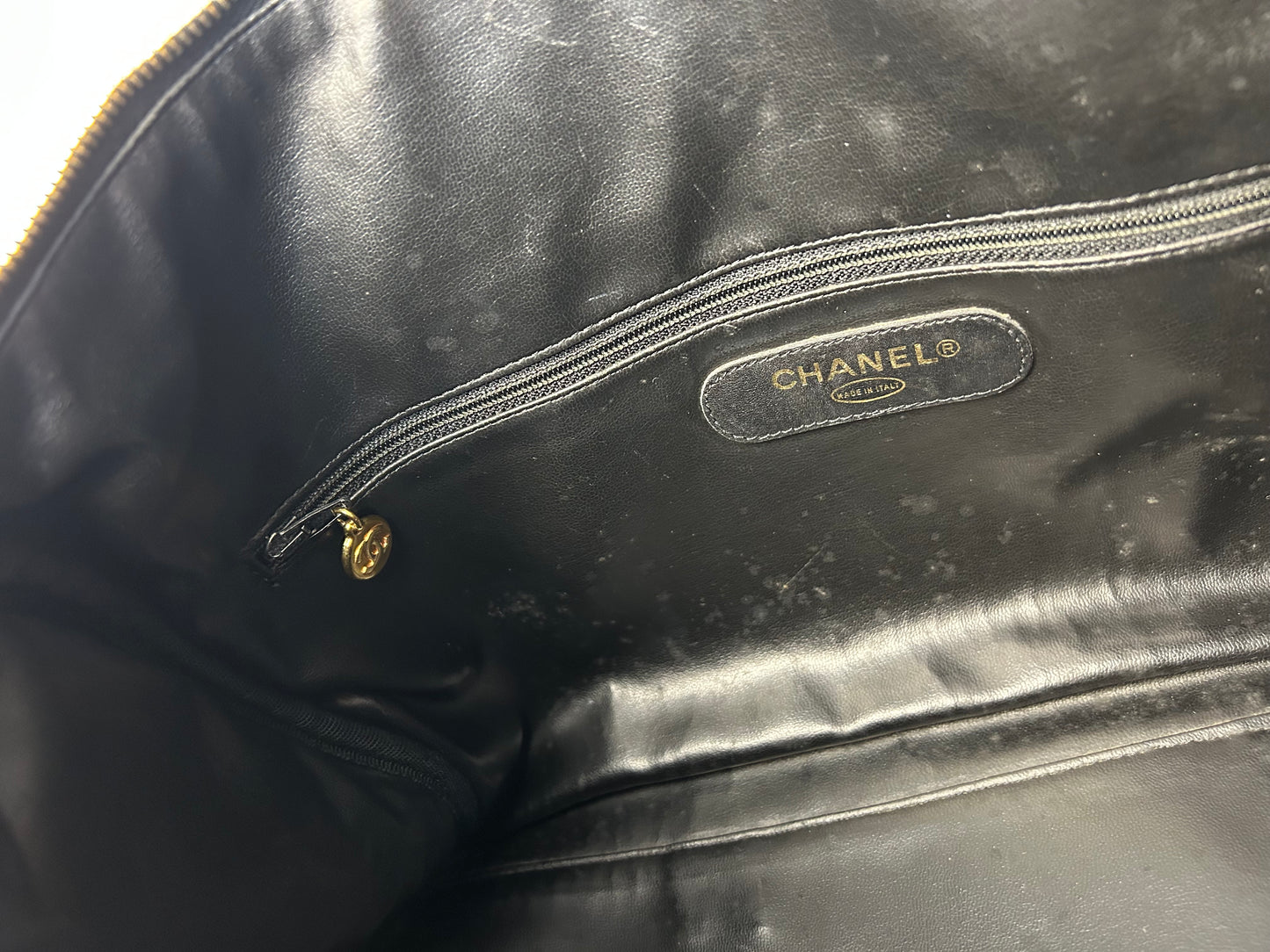 Chanel Mini Lambskin Boston Bag