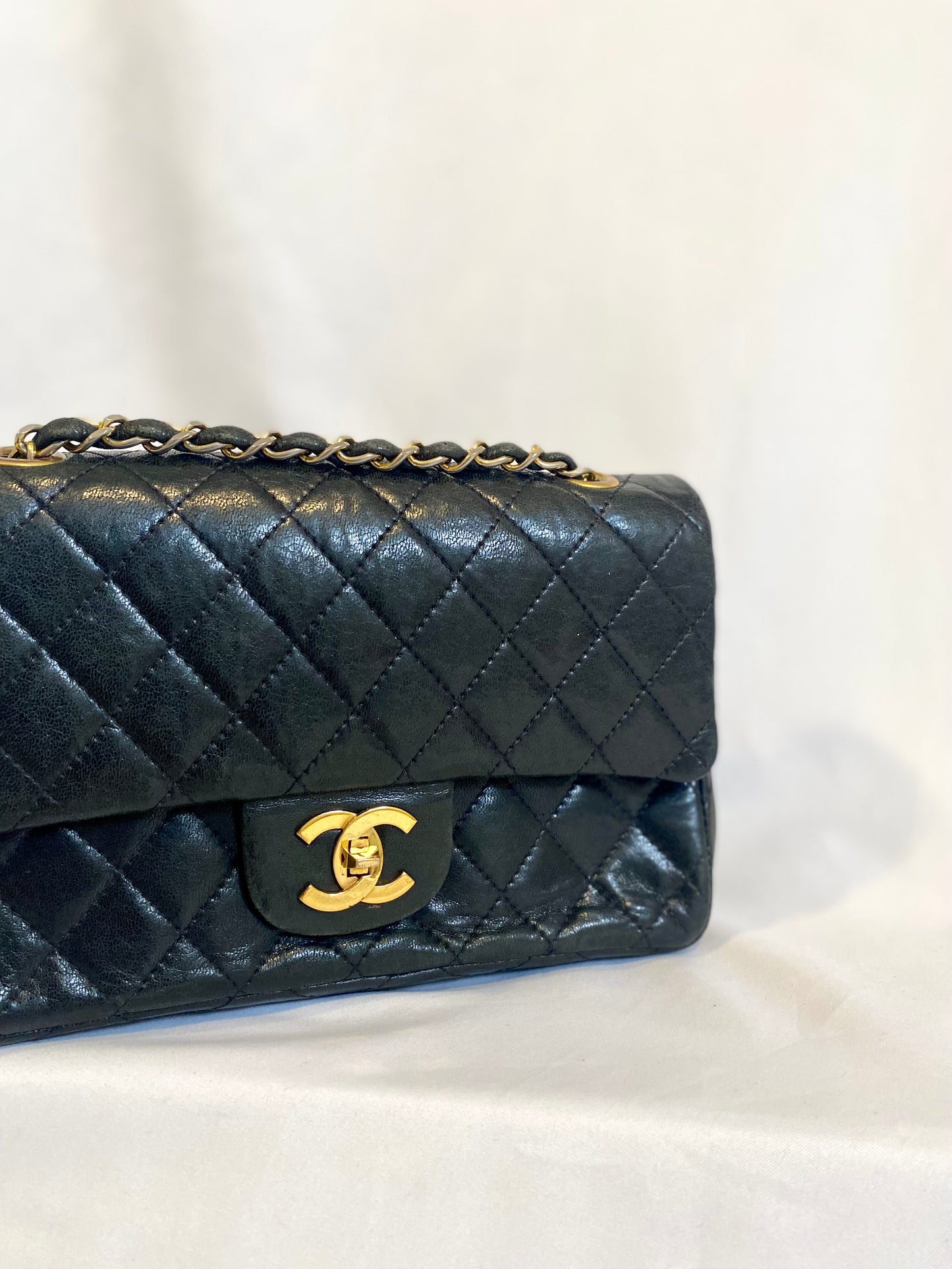 Chanel Black Vintage Classic Flap