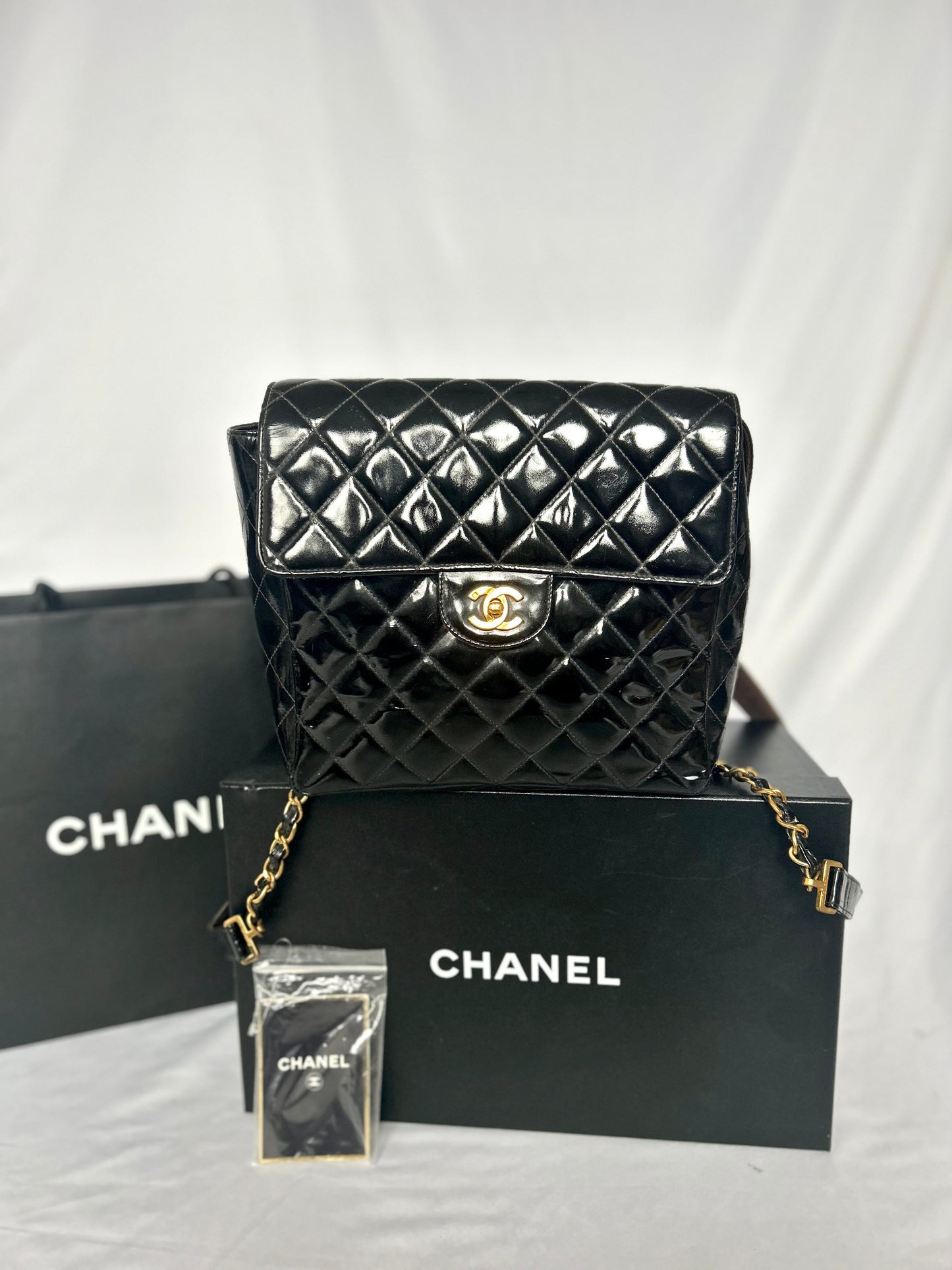 Chanel Patent Leather backpack