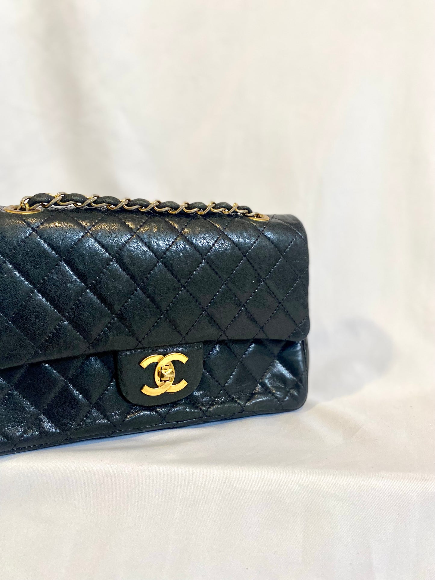 Chanel Black Vintage Classic Flap