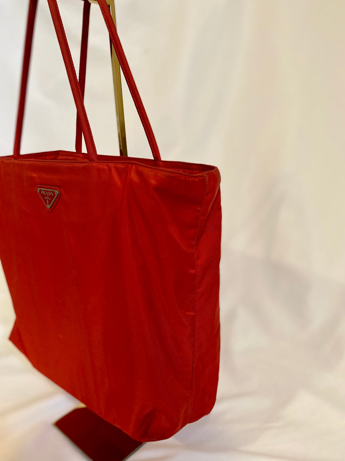 Red Prada Tote Bag