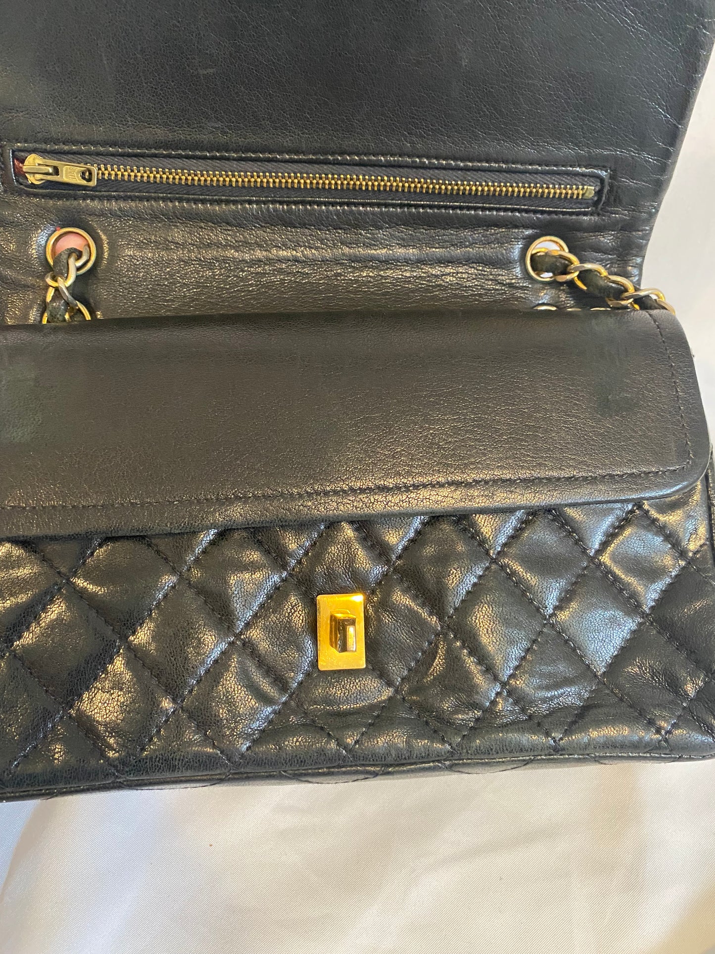 Chanel Black Vintage Classic Flap