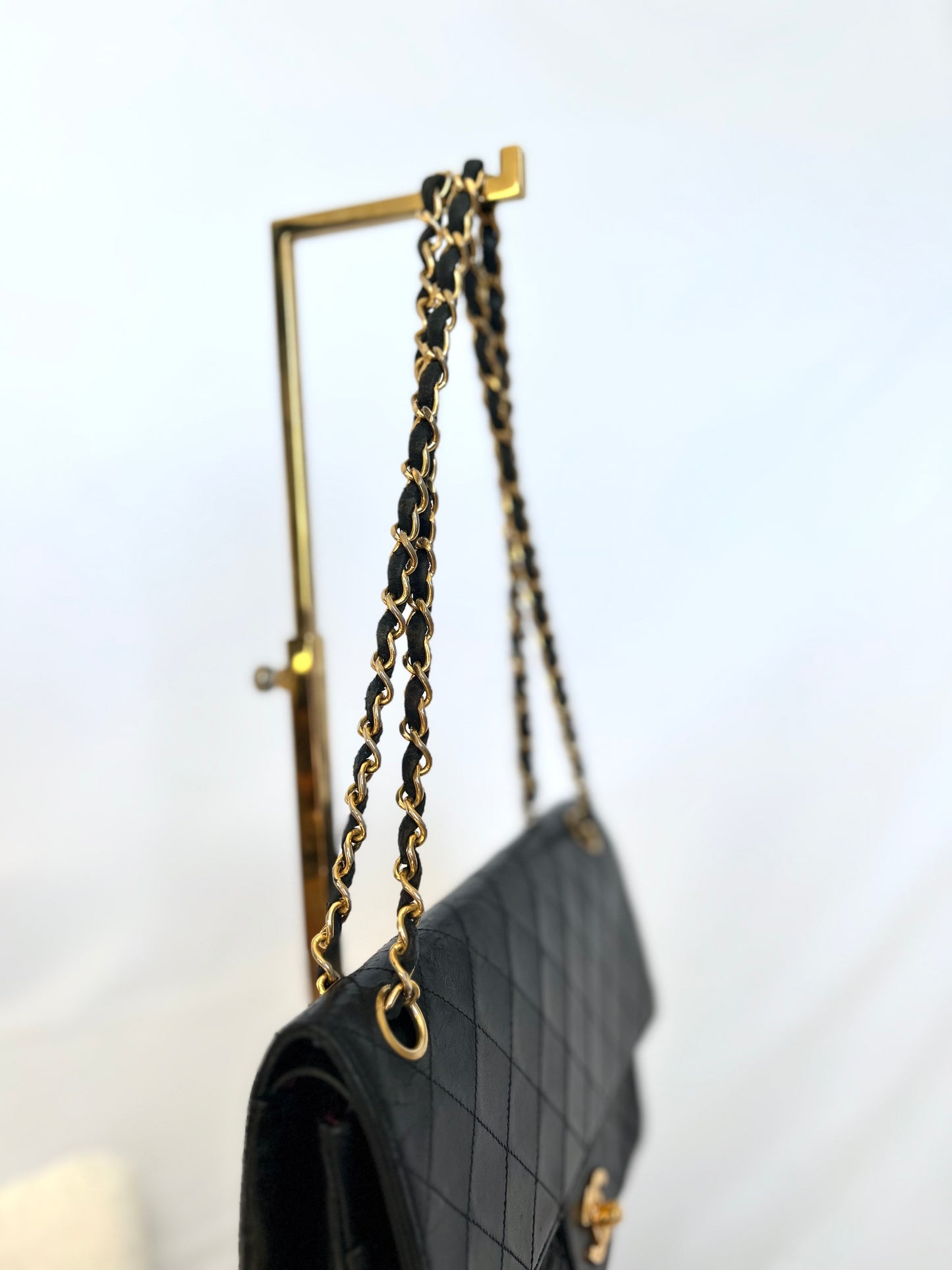 Authentic Vintage Medium Lambskin Chanel Classic Flap